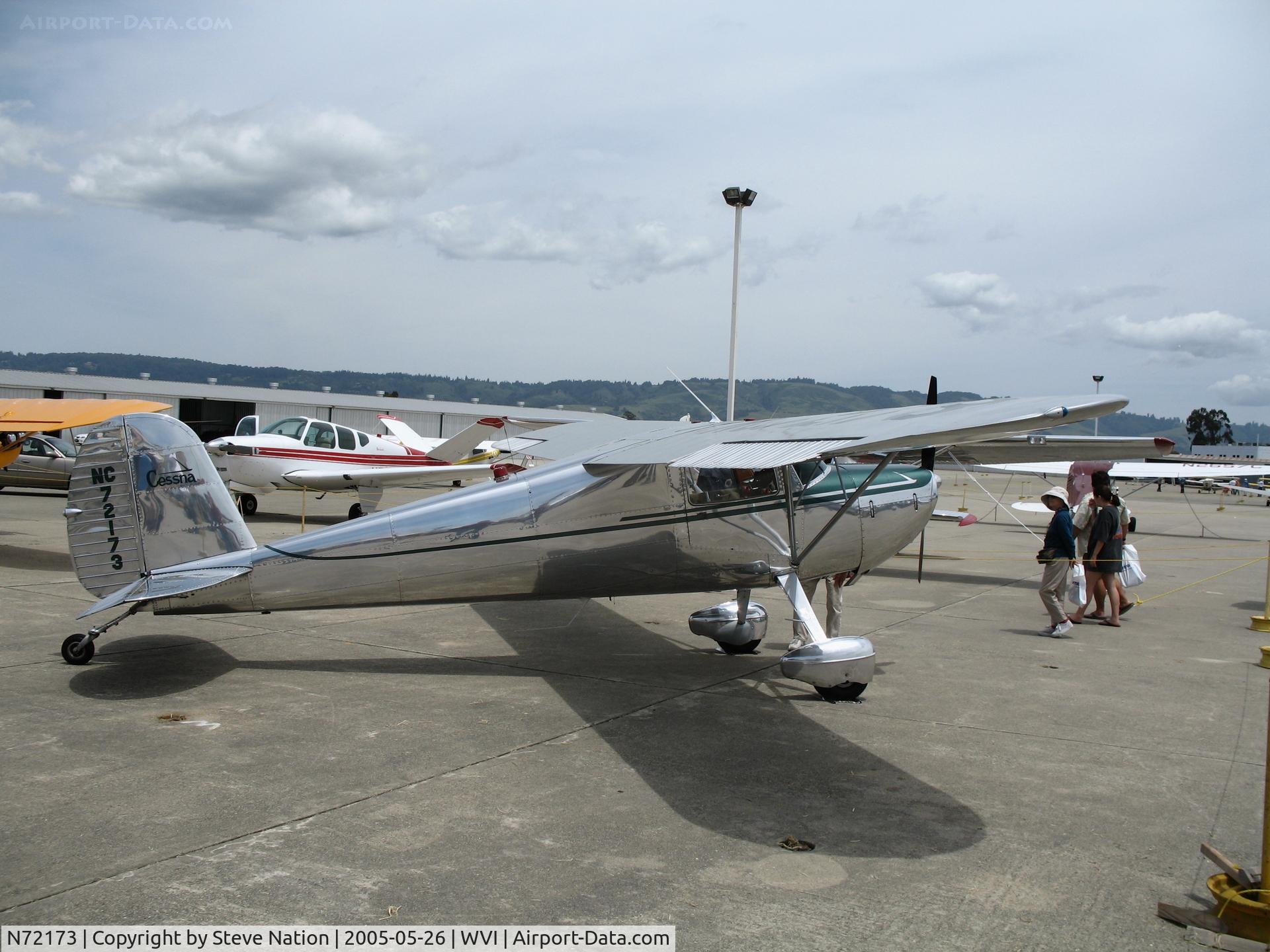 N72173, 1946 Cessna 120 C/N 9342, 1946 Cessna 120 as NC72173@ fly-in Watsonville, CA
