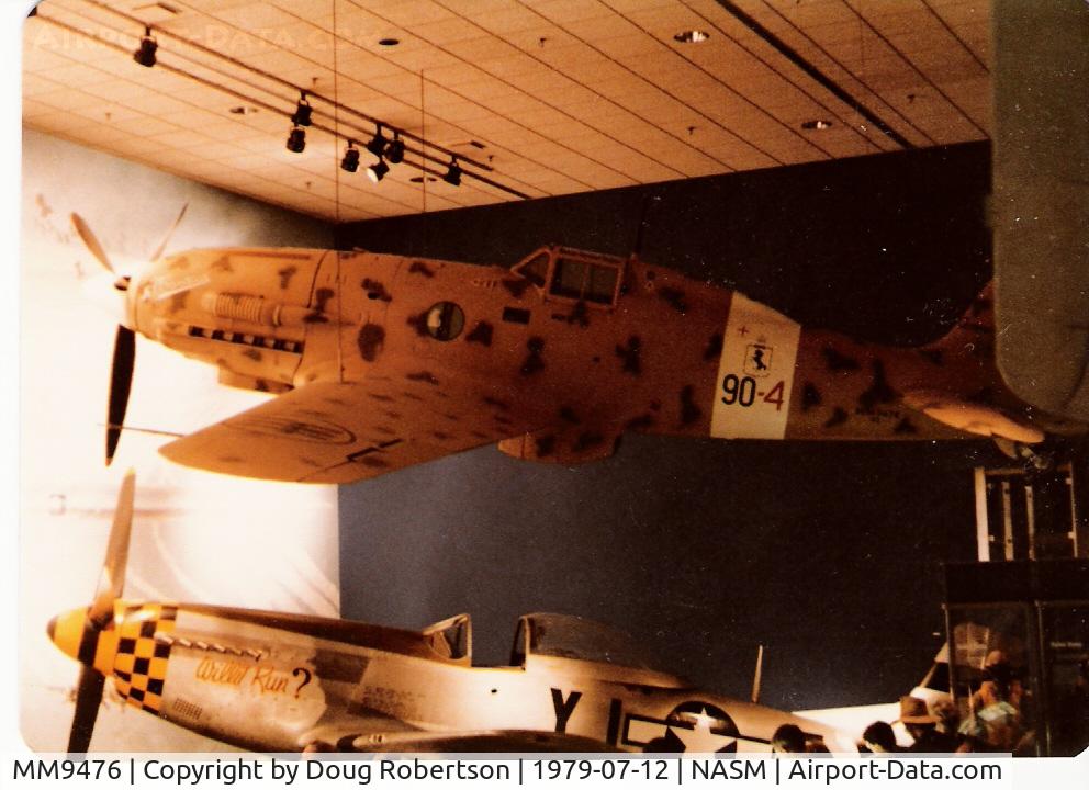 MM9476, Macchi MC.202 Folgore C/N Not found MM9476, Macchi C.202 FOLGORE (Thunderbolt), WWII Italian fighter, One of only two remaining examples, DB601 license-built by ALFA Romeo 1,175 Hp inverted V-12, Unknown history-arbitrarily series IX MM9476, left wing 8.66 inches longer than right to combat torque.
