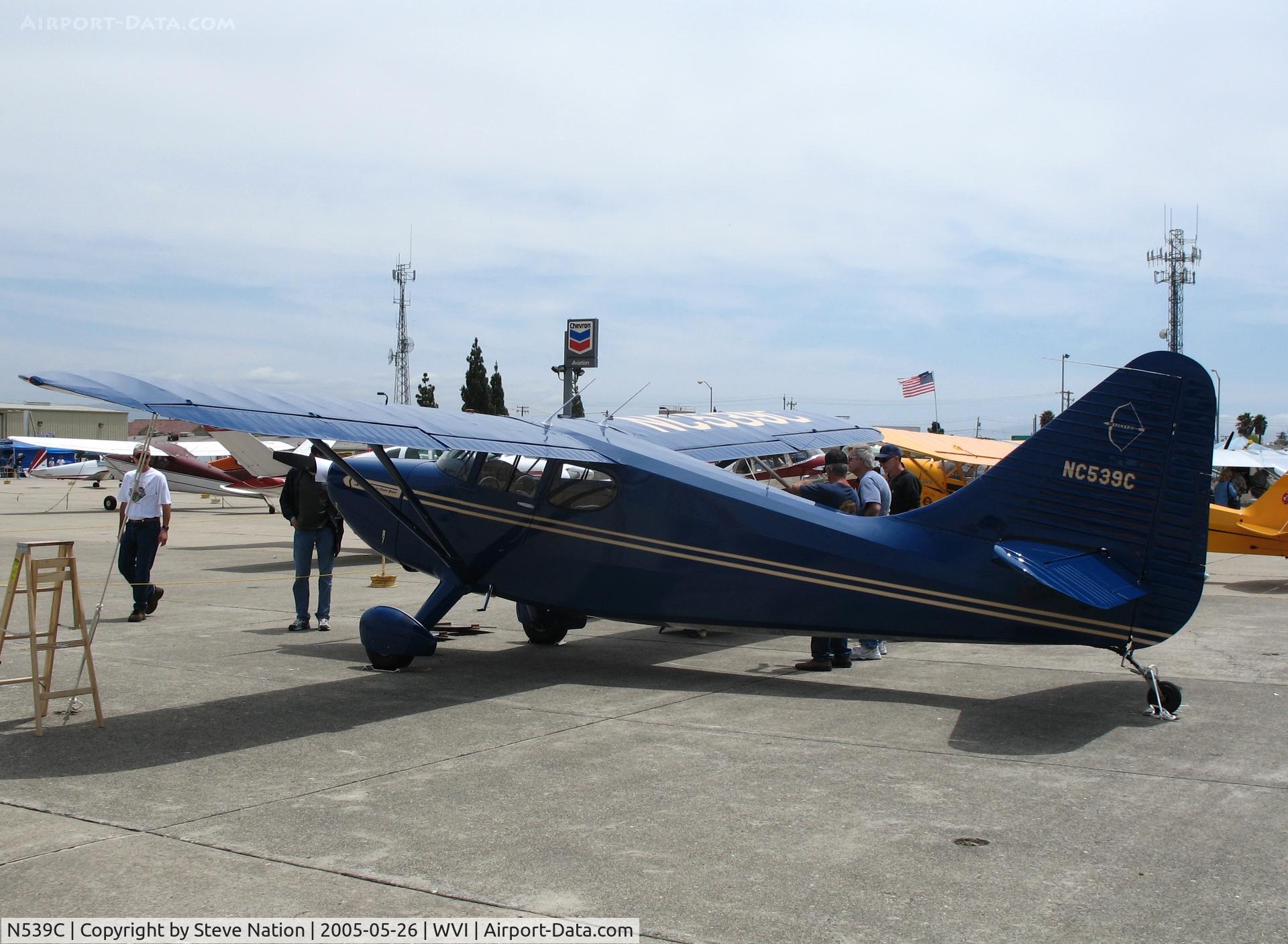 N539C, 1947 Stinson 108-3 Voyager C/N 108-3539, 1948 Stinson 108-3 as NC539C @ fly-in Watsonville, CA