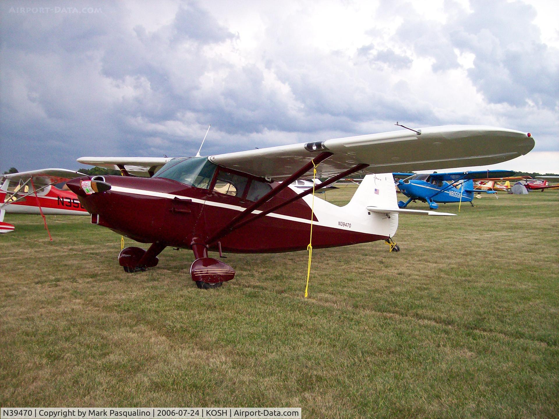 N39470, 1946 Stinson 108 Voyager C/N 108-39, Stinson 108