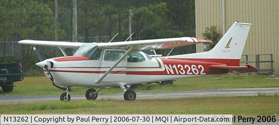 N13262, 1973 Cessna 172M C/N 17262621, Behind the fence with the door ajar