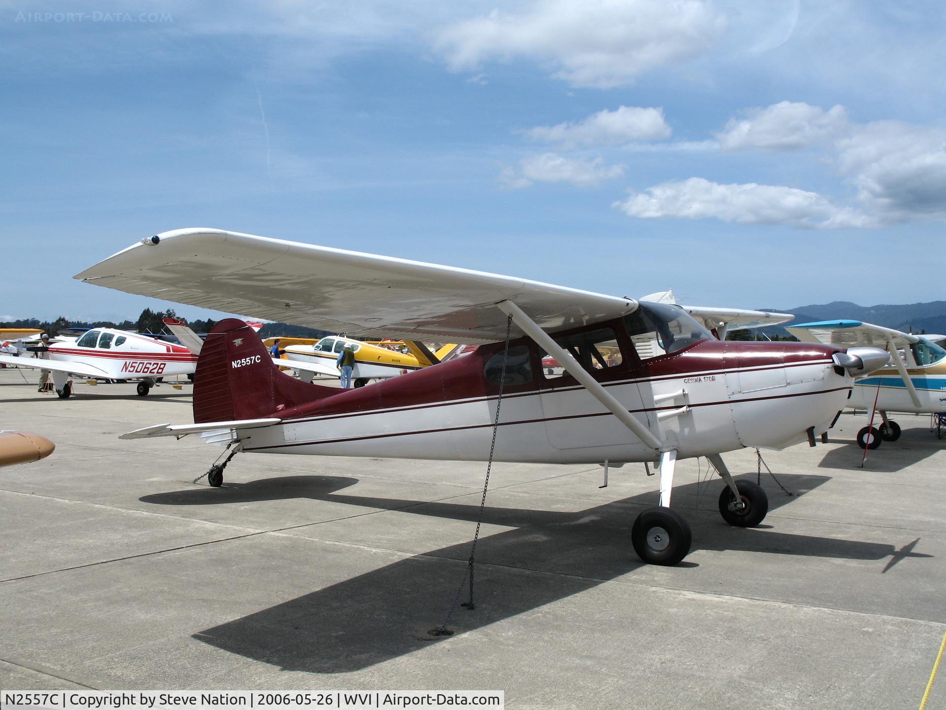 N2557C, 1954 Cessna 170B C/N 26201, 1954 Cessna 170B @ fly-in Watsonville, CA