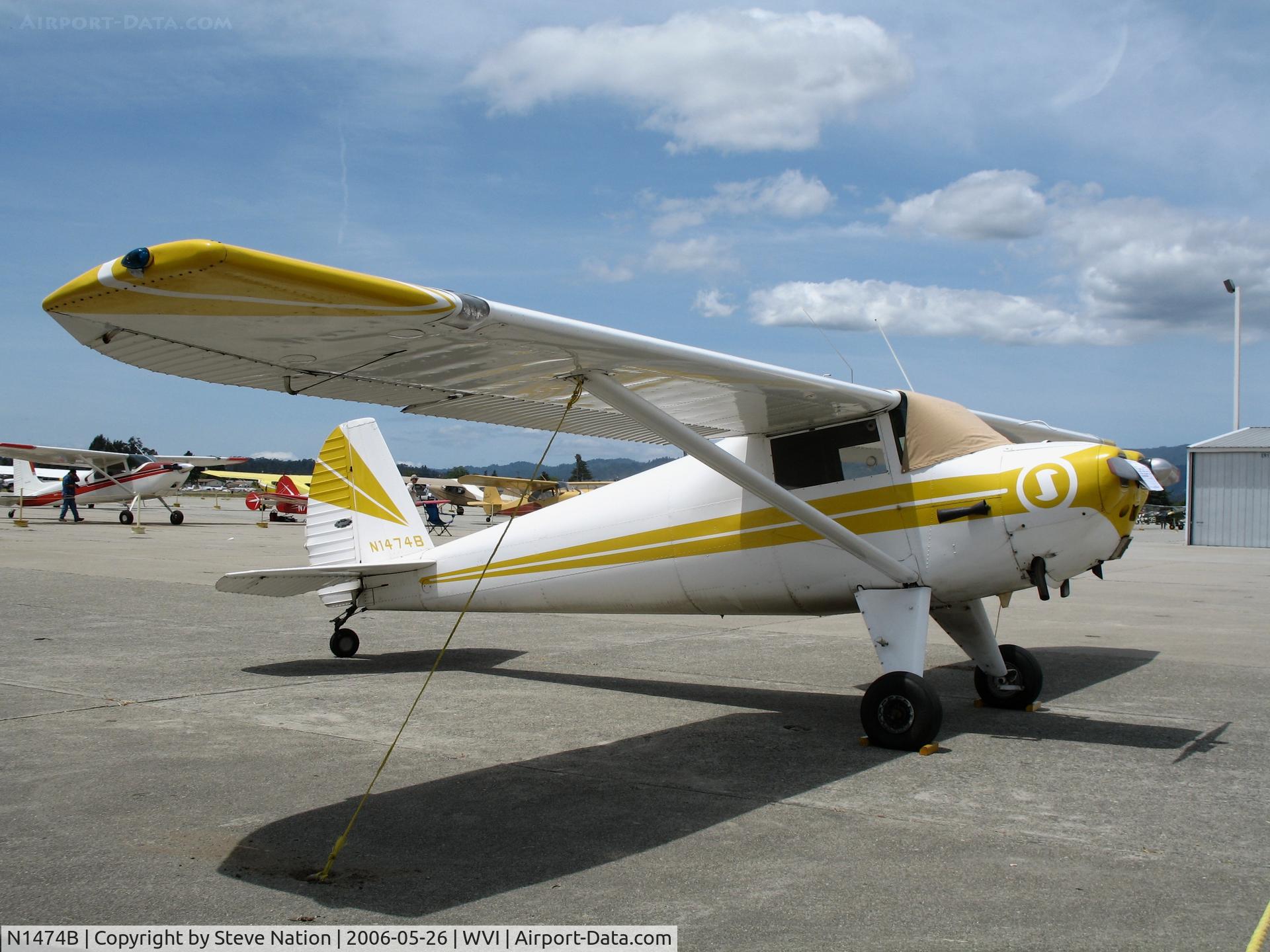 N1474B, 1948 Luscombe 8F Silvaire C/N 6101, 1948 Luscombe 8F @ fly-in Watsonville, CA