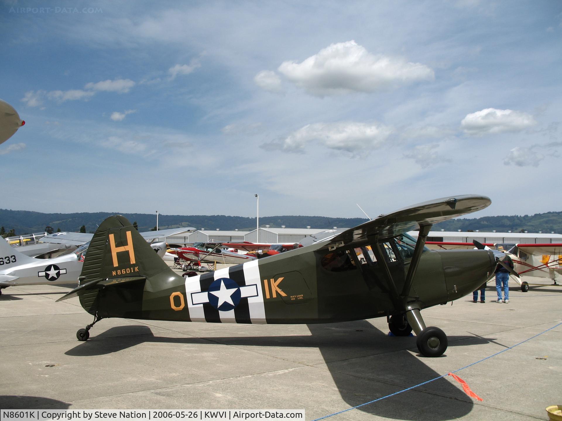 N8601K, 1947 Stinson 108-1 Voyager C/N 108-1601, 1947 Stinson 108-1 as L-5A