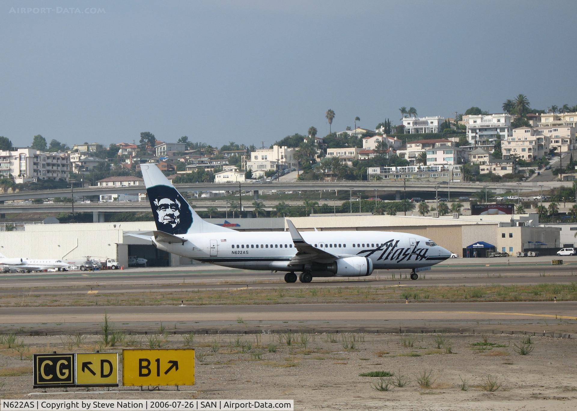 N622AS, 2000 Boeing 737-790 C/N 30165, Alaska Airlines 2000 737-790 @ San Diego, CA