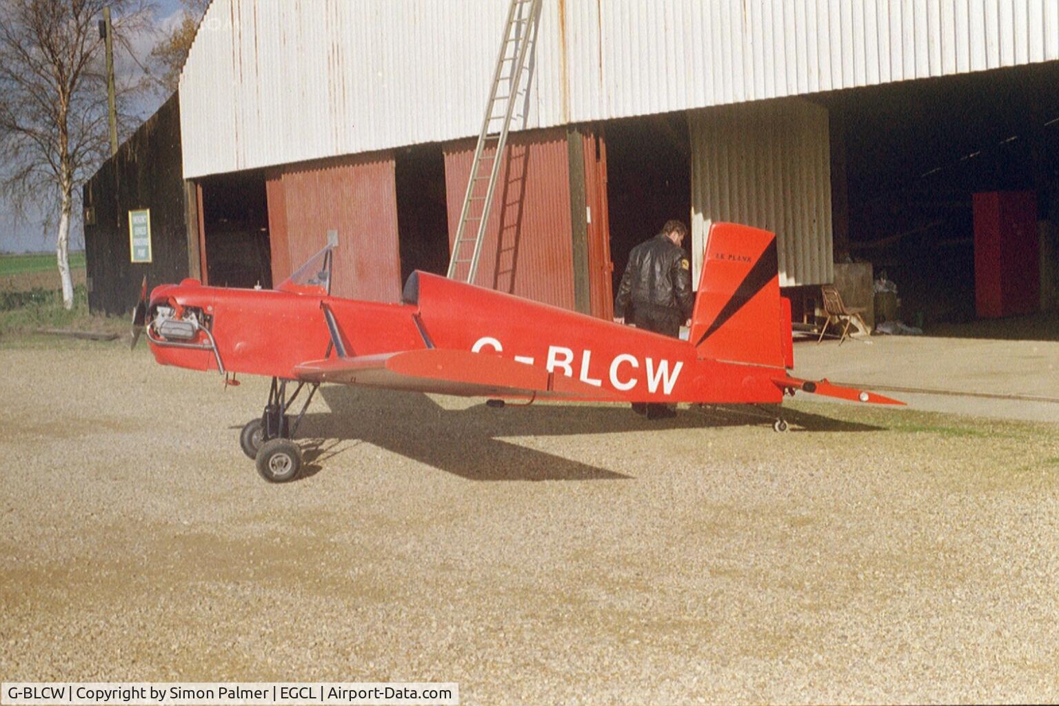 G-BLCW, 1985 Evans VP-1 Volksplane C/N PFA 062-10835, Evans VP-1 homebuilt (flying plank)