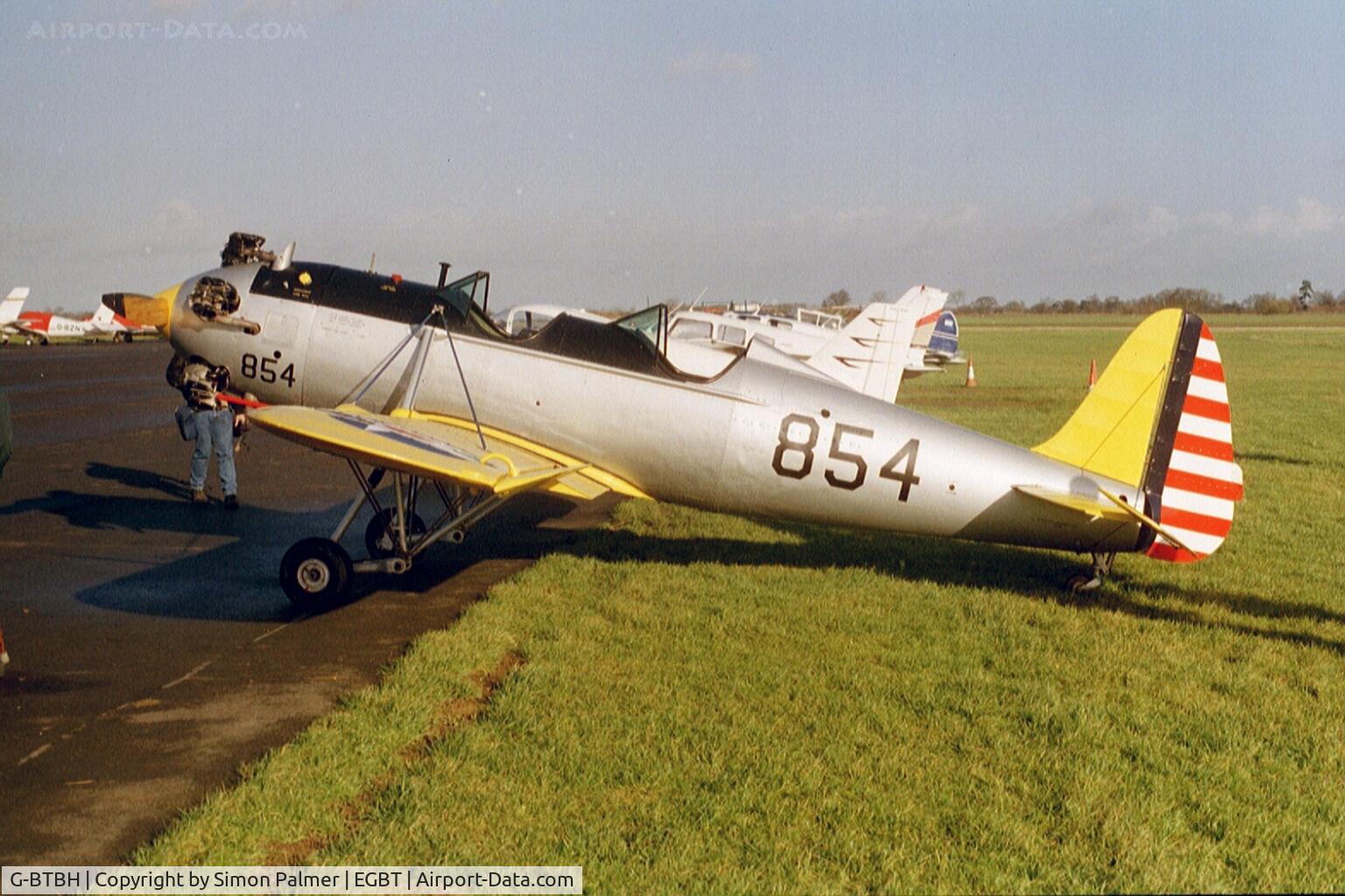 G-BTBH, 1942 Ryan PT-22 Recruit (ST3KR) C/N 2063, Ryan in military markings at a fly-in at Turweston