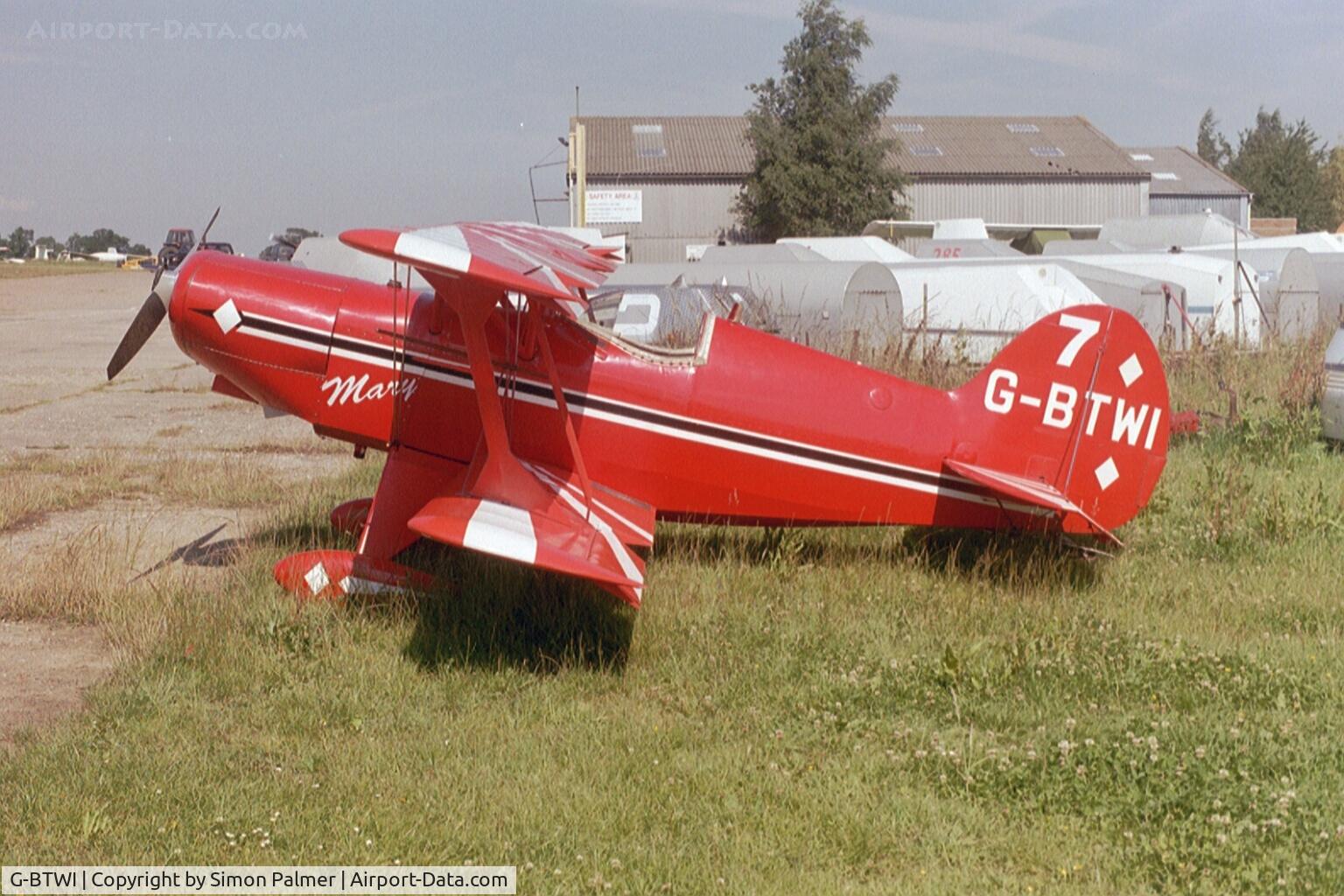 G-BTWI, 1976 EAA Acro Sport I C/N 230, Pitts Special at Husbands Bosworth airfield
