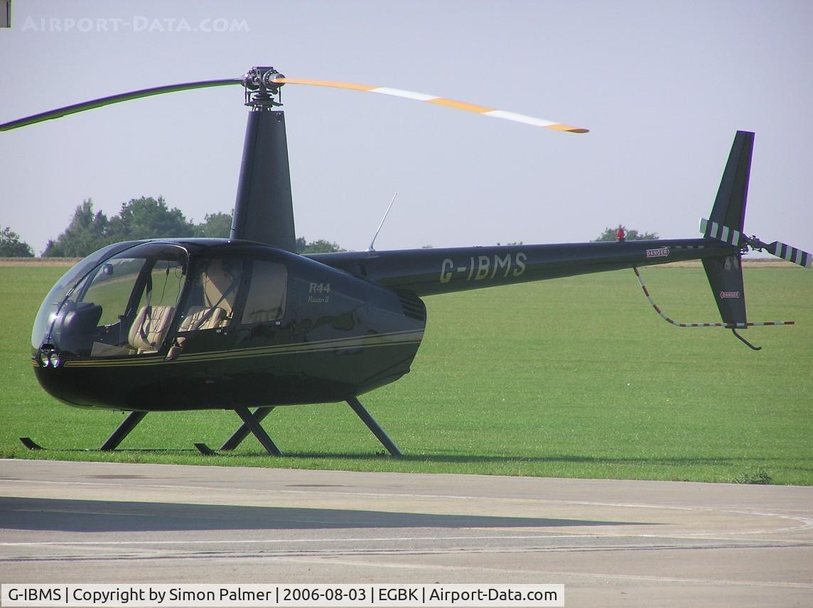 G-IBMS, 2006 Robinson R44 Raven II C/N 11287, Robinson R-44 Raven II at Northampton