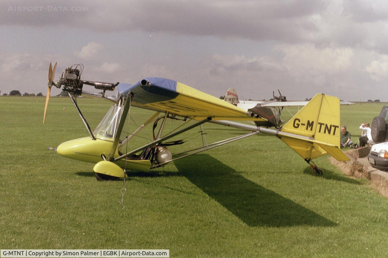 G-MTNT, 1987 Thruster TST MK1 C/N 897-TST-034, Thruster TST Mk.1 microlight at Northampton