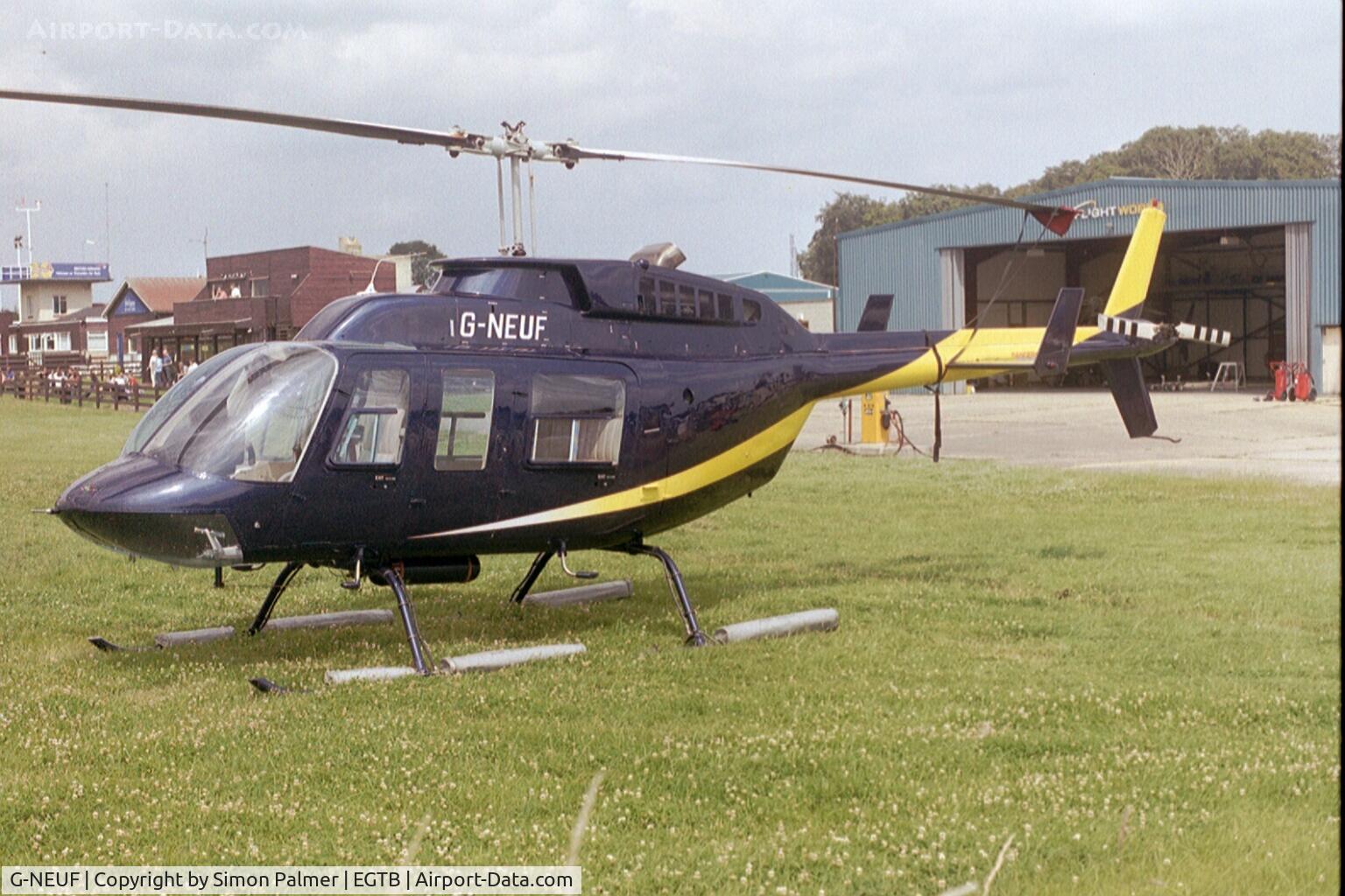 G-NEUF, 1980 Bell 206L-1 LongRanger II C/N 45548, JetRanger at Booker airfield