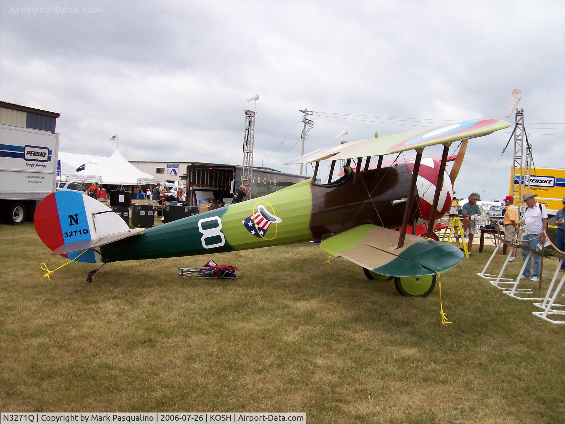 N3271Q, 2006 Baslee Robert W N28 C/N N28-051506, Nieuport 28