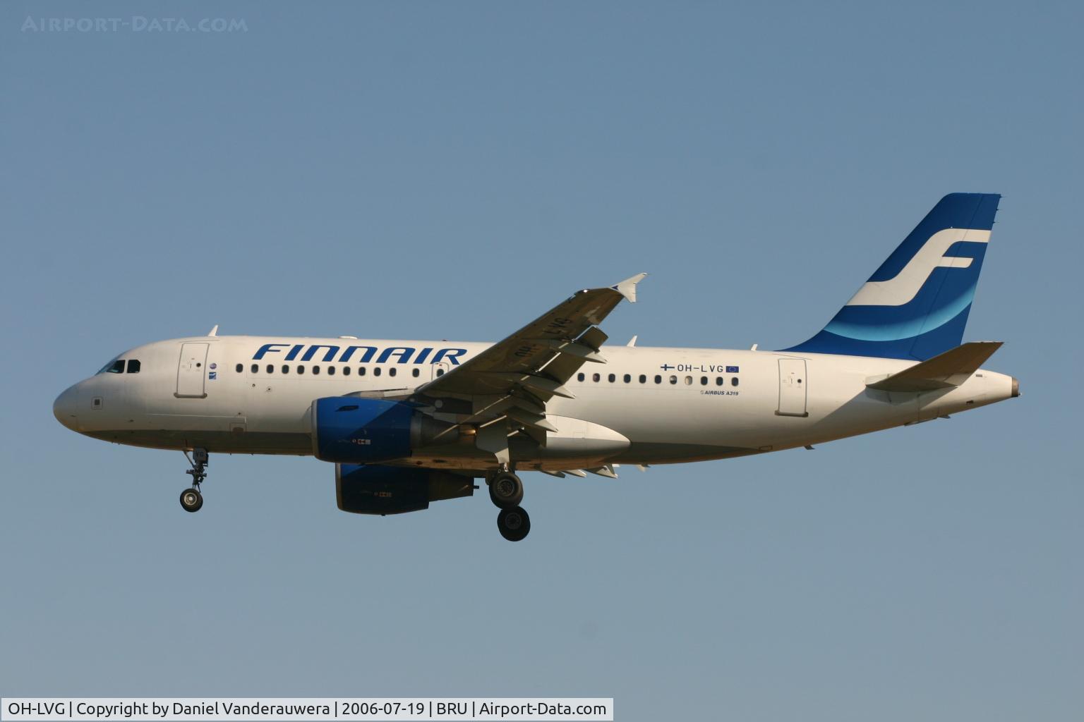 OH-LVG, 2003 Airbus A319-112 C/N 1916, arrival of flight AY811 from HELSINKI