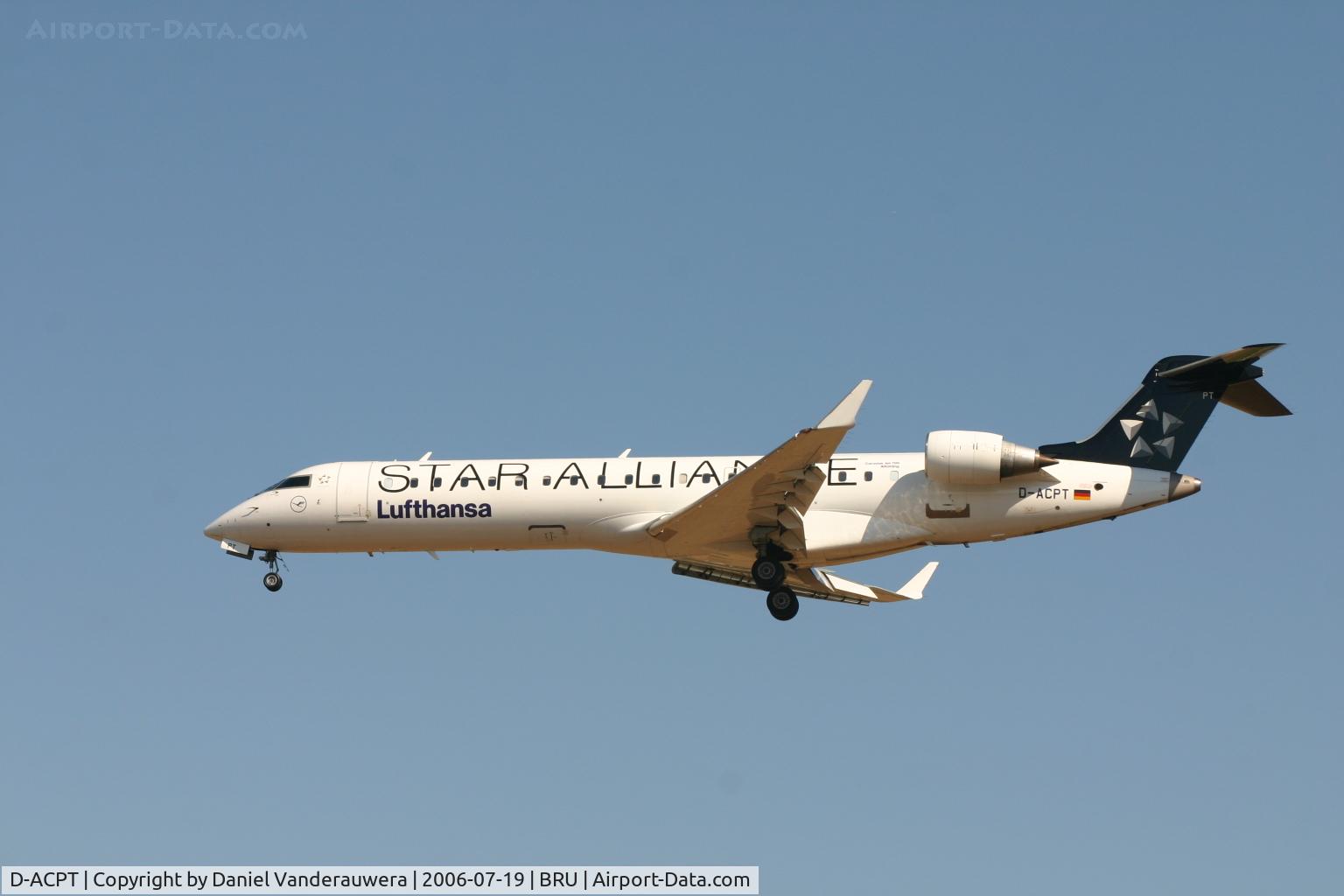 D-ACPT, 2003 Canadair CRJ-701ER (CL-600-2C10) Regional Jet C/N 10103, arrival of flight LH4602