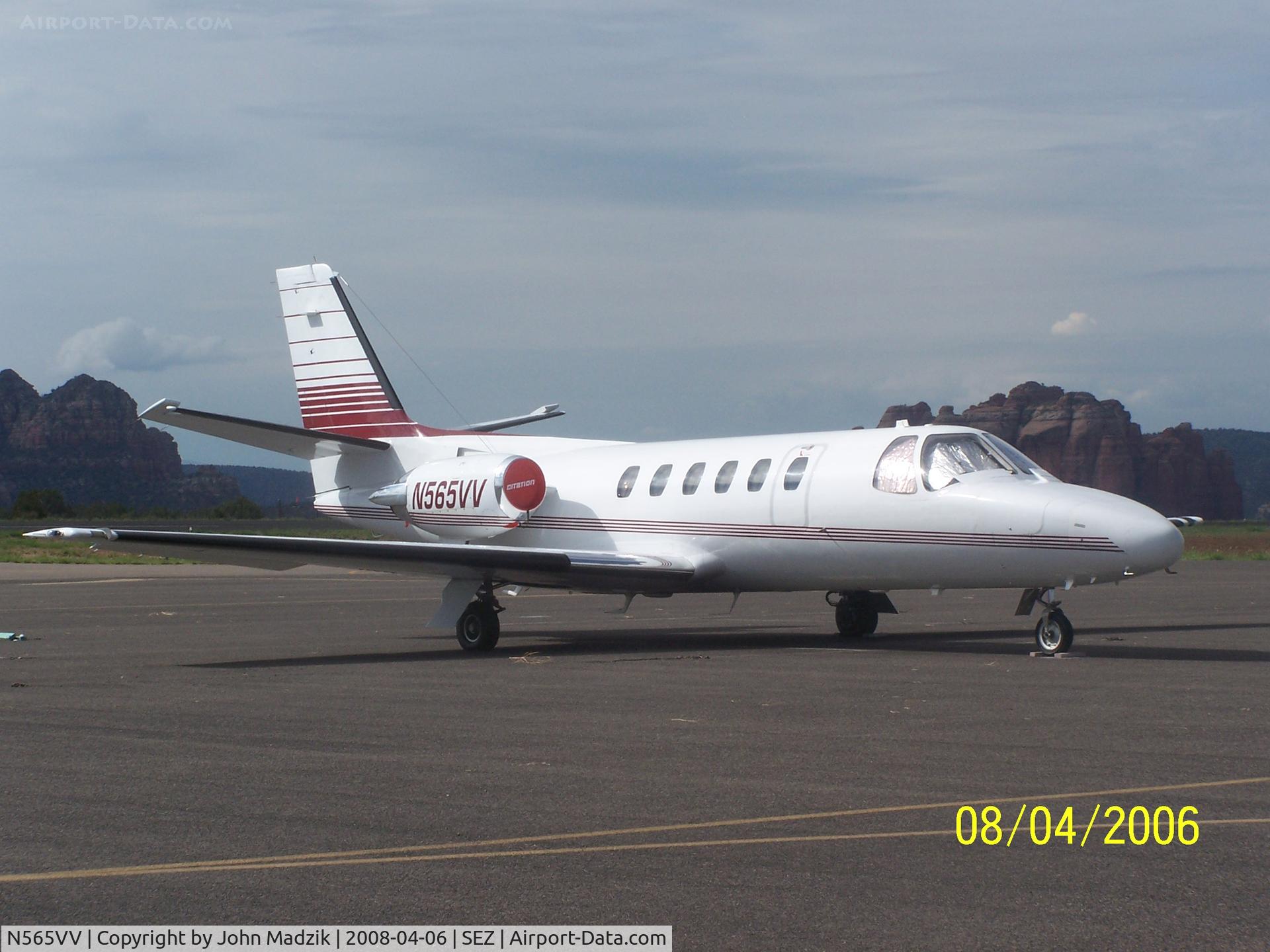 N565VV, 1980 Cessna 551 Citation II/SP C/N 551-0181, Sedona Airport