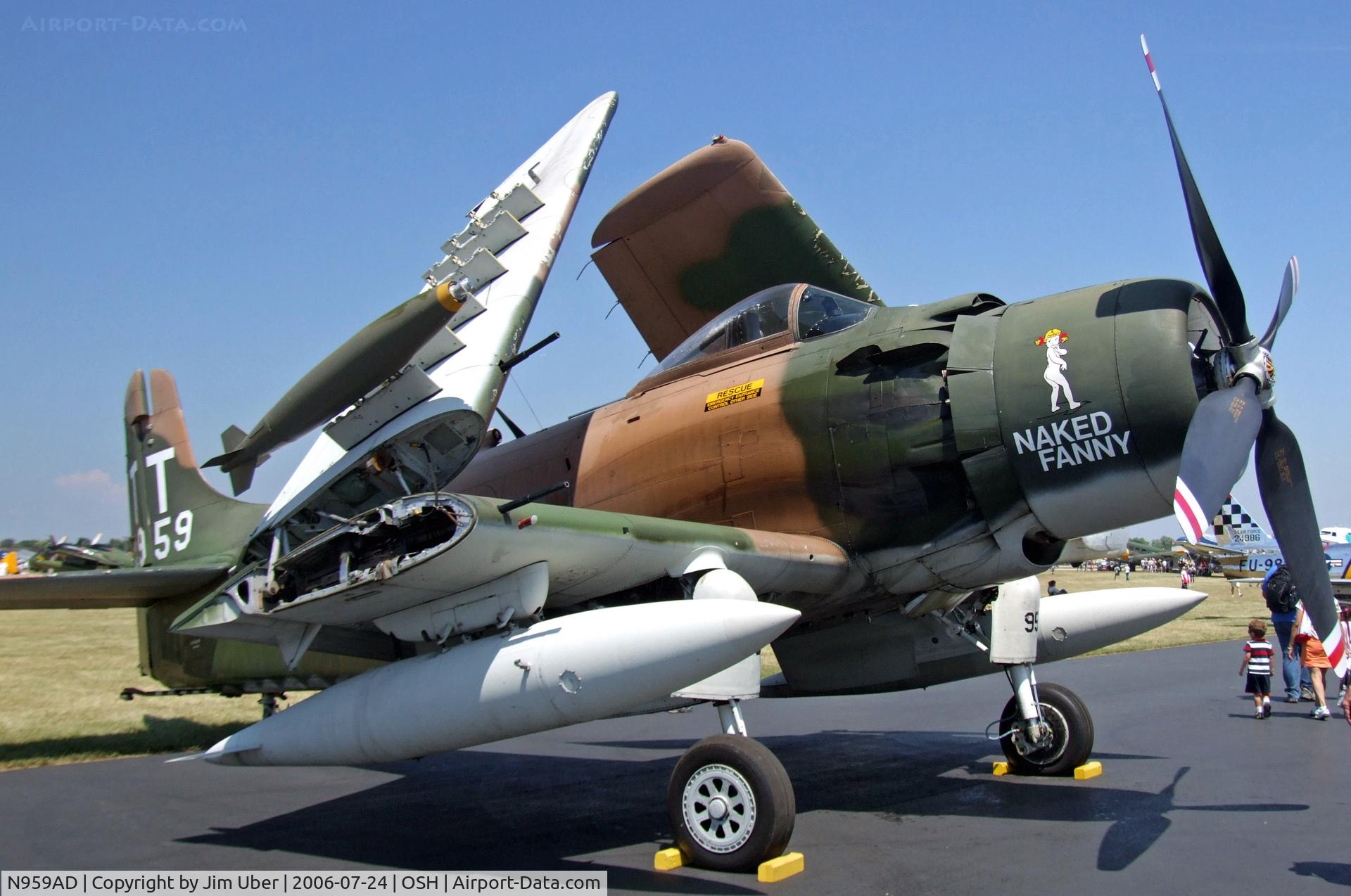 N959AD, Douglas A-1D Skyraider (AD-4NA) C/N 7759, Skyraider at Airventure 2006