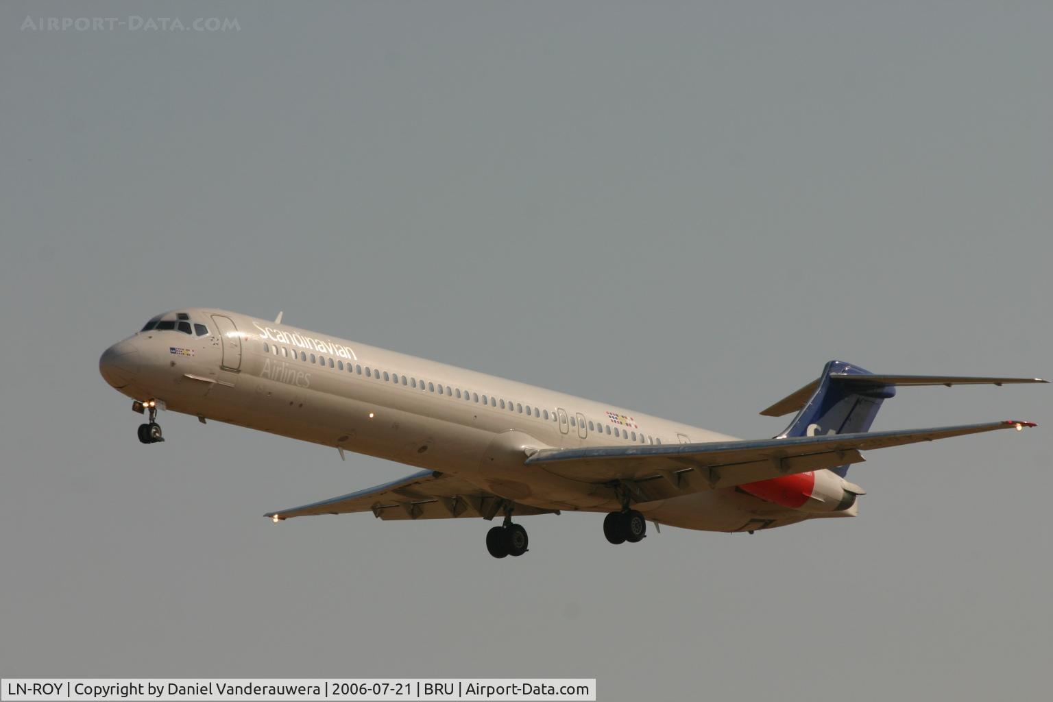 LN-ROY, 1988 McDonnell Douglas MD-82 (DC-9-82) C/N 49615, arrival of flight SK593 from CPH