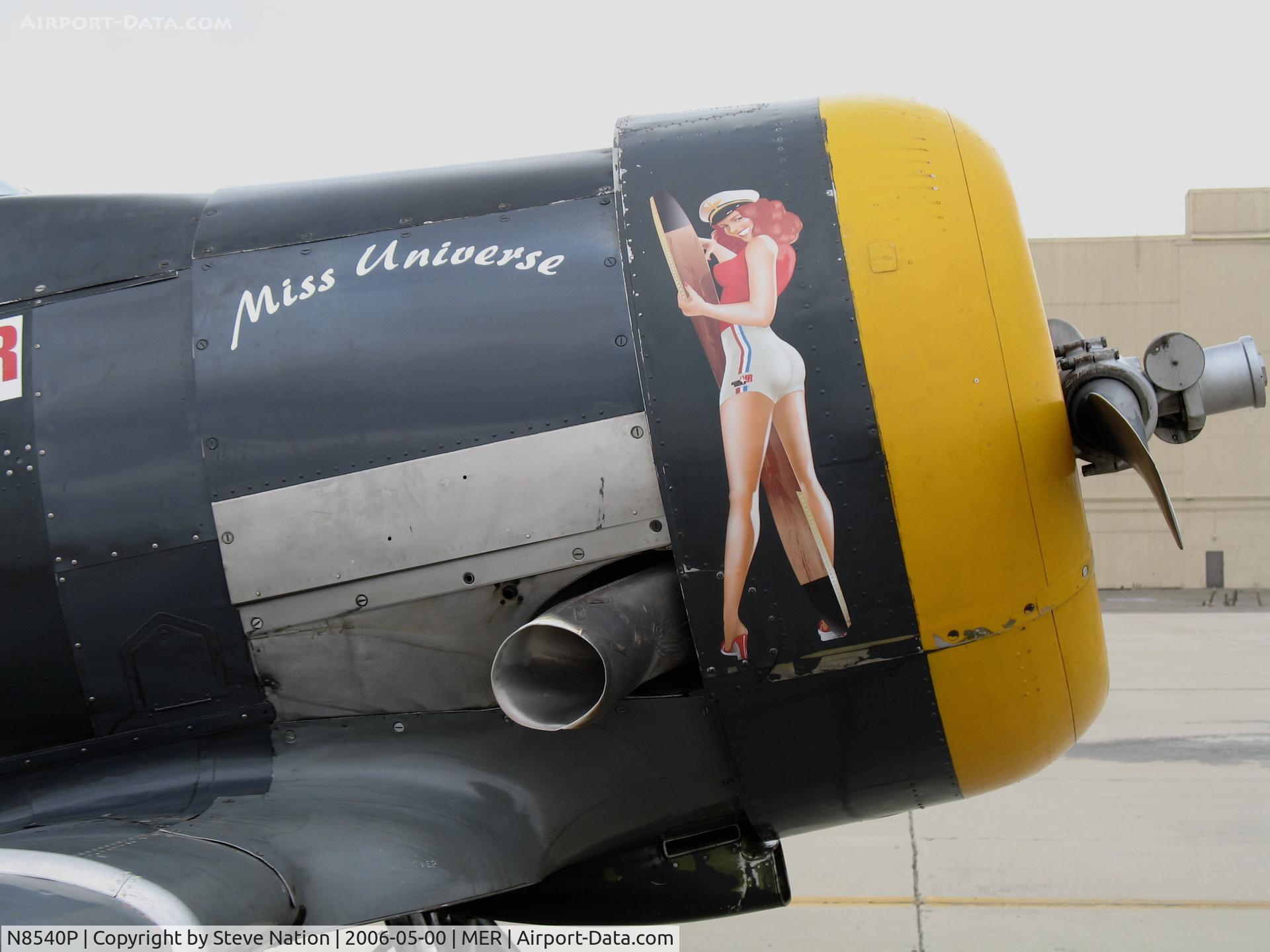 N8540P, 1942 North American AT-6D Texan C/N 42-81646-1, nose art on North American AT-6D (42-81646)