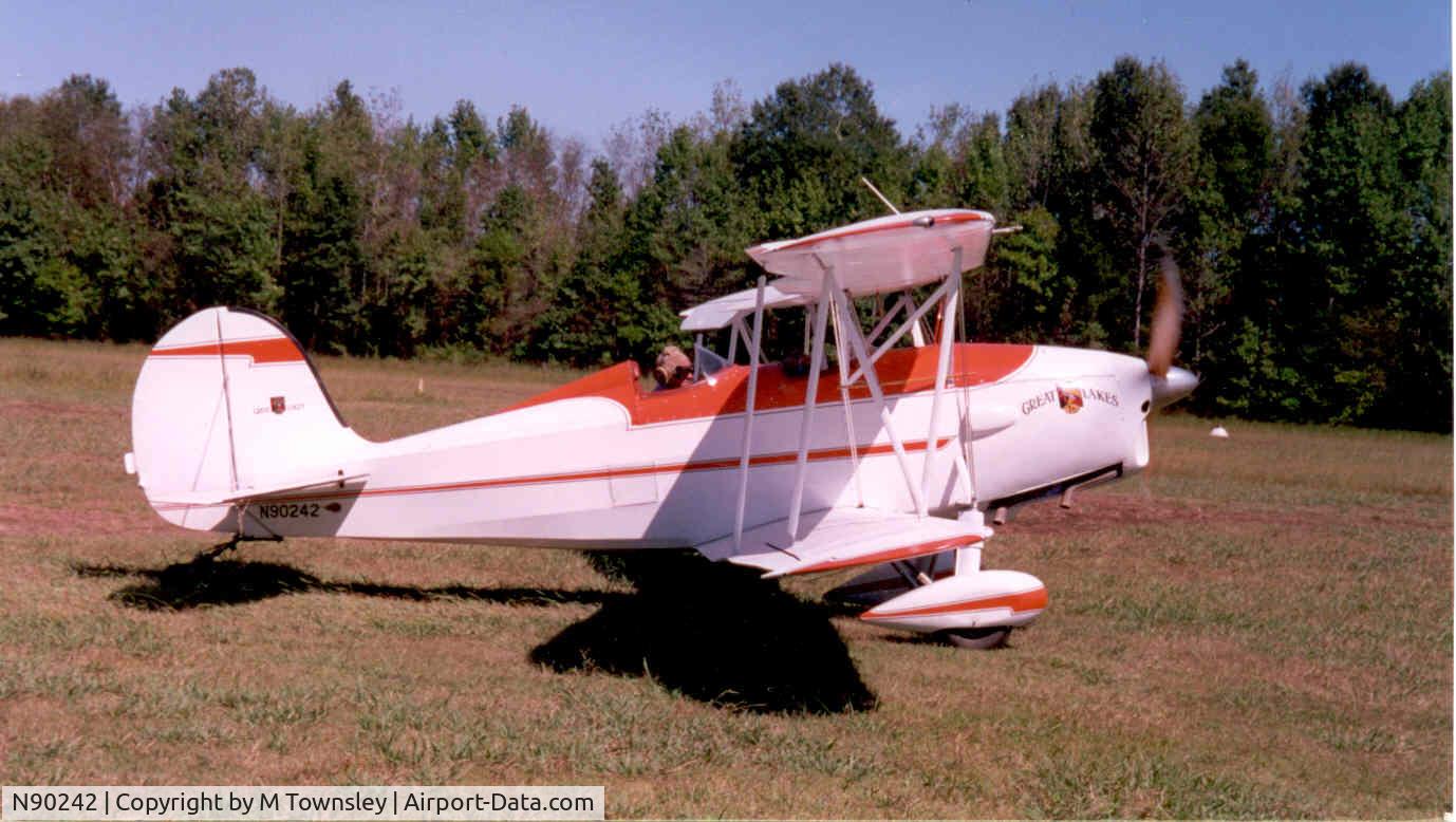 N90242, 1980 Great Lakes 2T-1AE Sport Trainer C/N CT-1979, Ranger powered Great Lakes