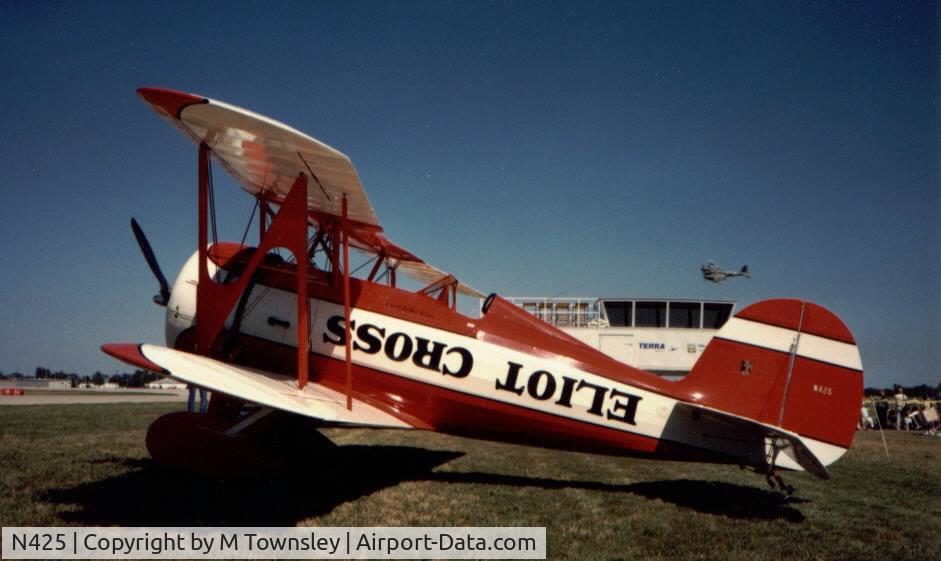 N425, 1978 Great Lakes 2T-1C Sport Trainer C/N 6926, Continental W-670 Engine Great Lakes
