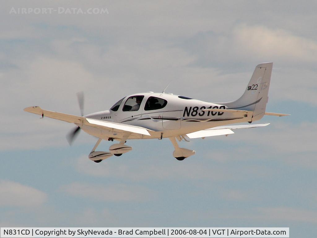 N831CD, 2005 Cirrus SR22 C/N 1580, Privately Owned / 2005 Cirrus Design Corp SR22