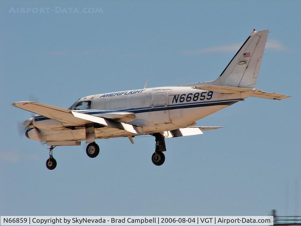 N66859, 1974 Piper PA-31-350 Chieftain C/N 31-7405168, Ameriflight Inc. / 1974 Piper PA-31-350