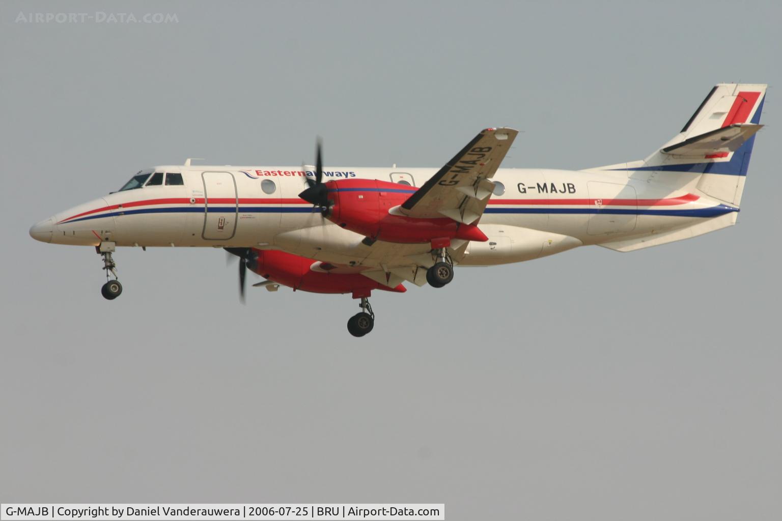 G-MAJB, 1993 British Aerospace Jetstream 41 C/N 41018, arrival of flight T3 4471 from Southampton