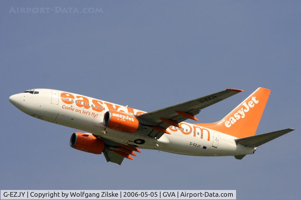 G-EZJY, 2003 Boeing 737-73V C/N 32420, visitor