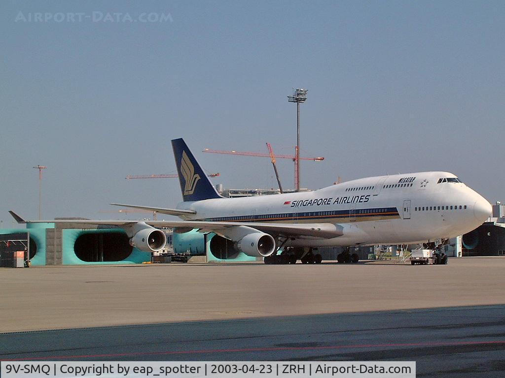 9V-SMQ, 1992 Boeing 747-412 C/N 27132, Testing engines bevore departure