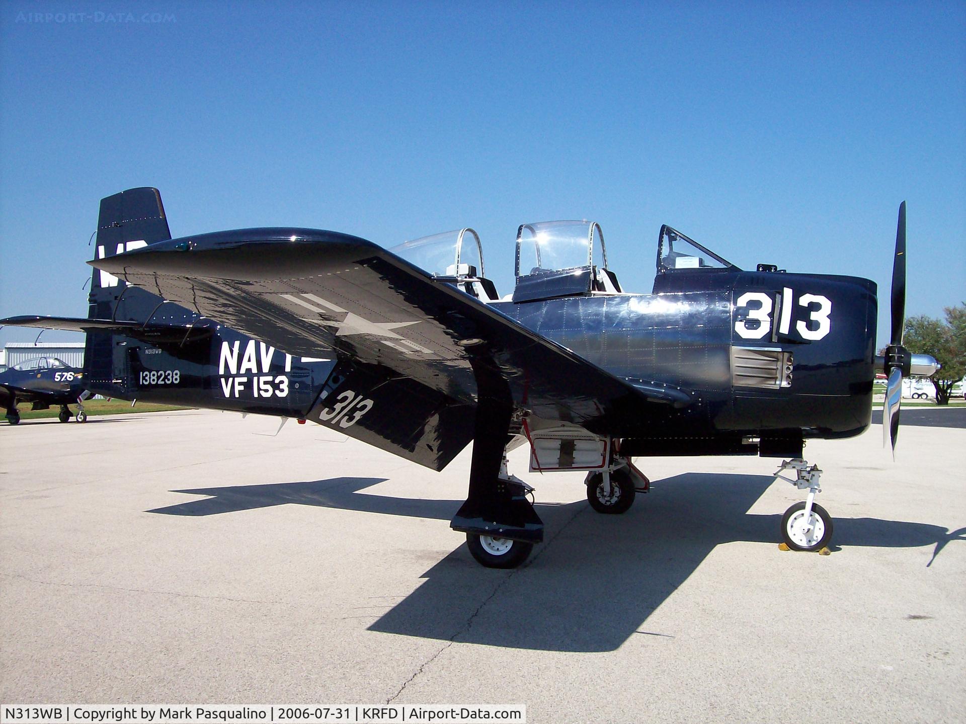 N313WB, 1955 North American T-28B Trojan C/N 200-309 (138238), North American T-28B
