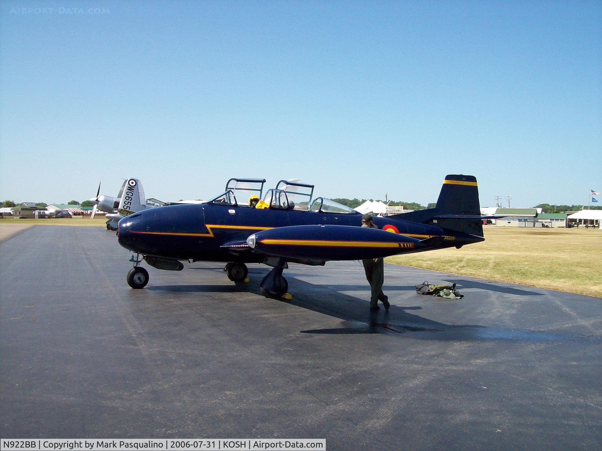 N922BB, 1964 Hispano HA-200 SAETA C/N E.14A-22, HA-200