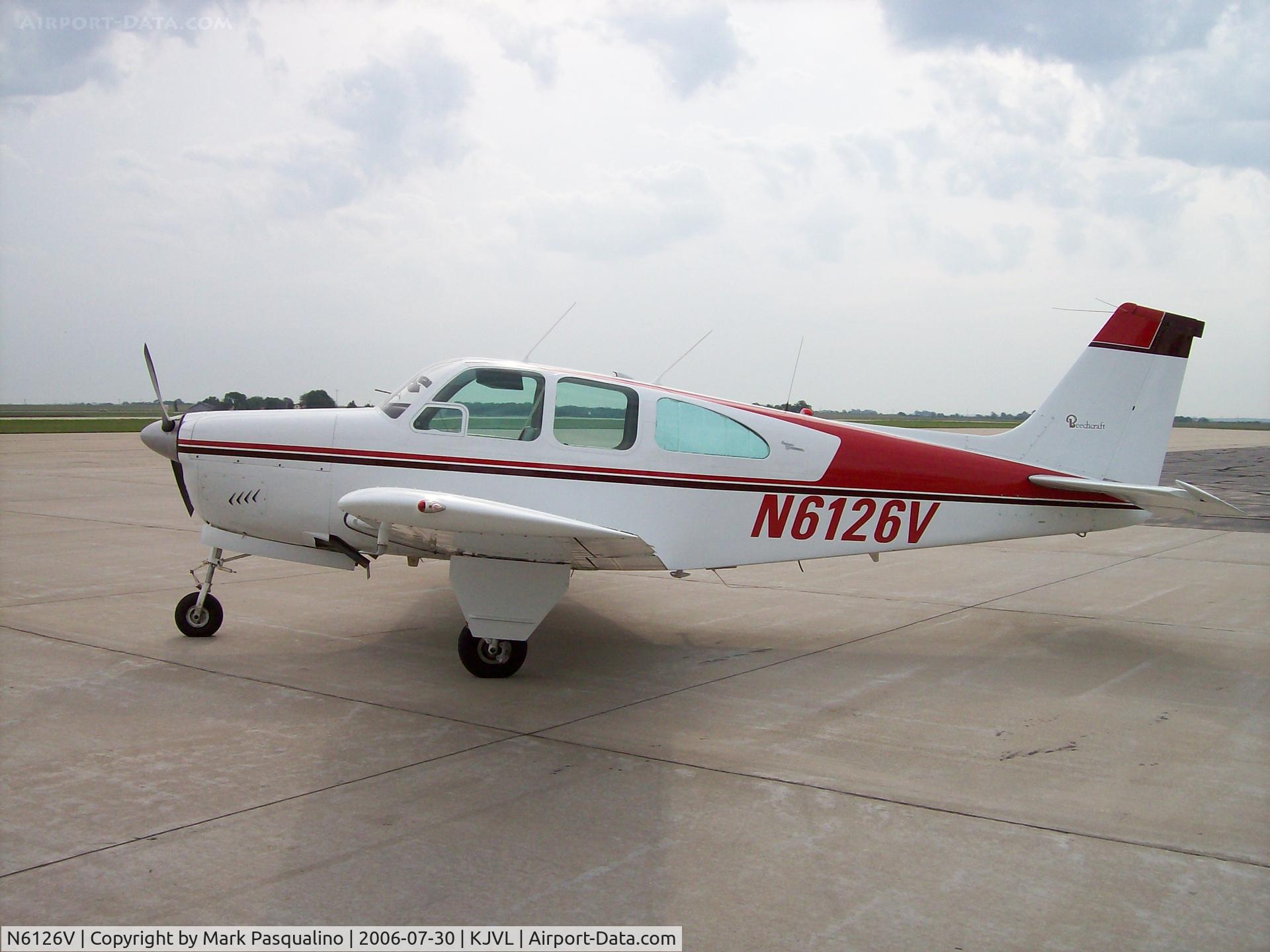 N6126V, 1965 Beech 35-C33 Debonair C/N CD-859, Beech C33