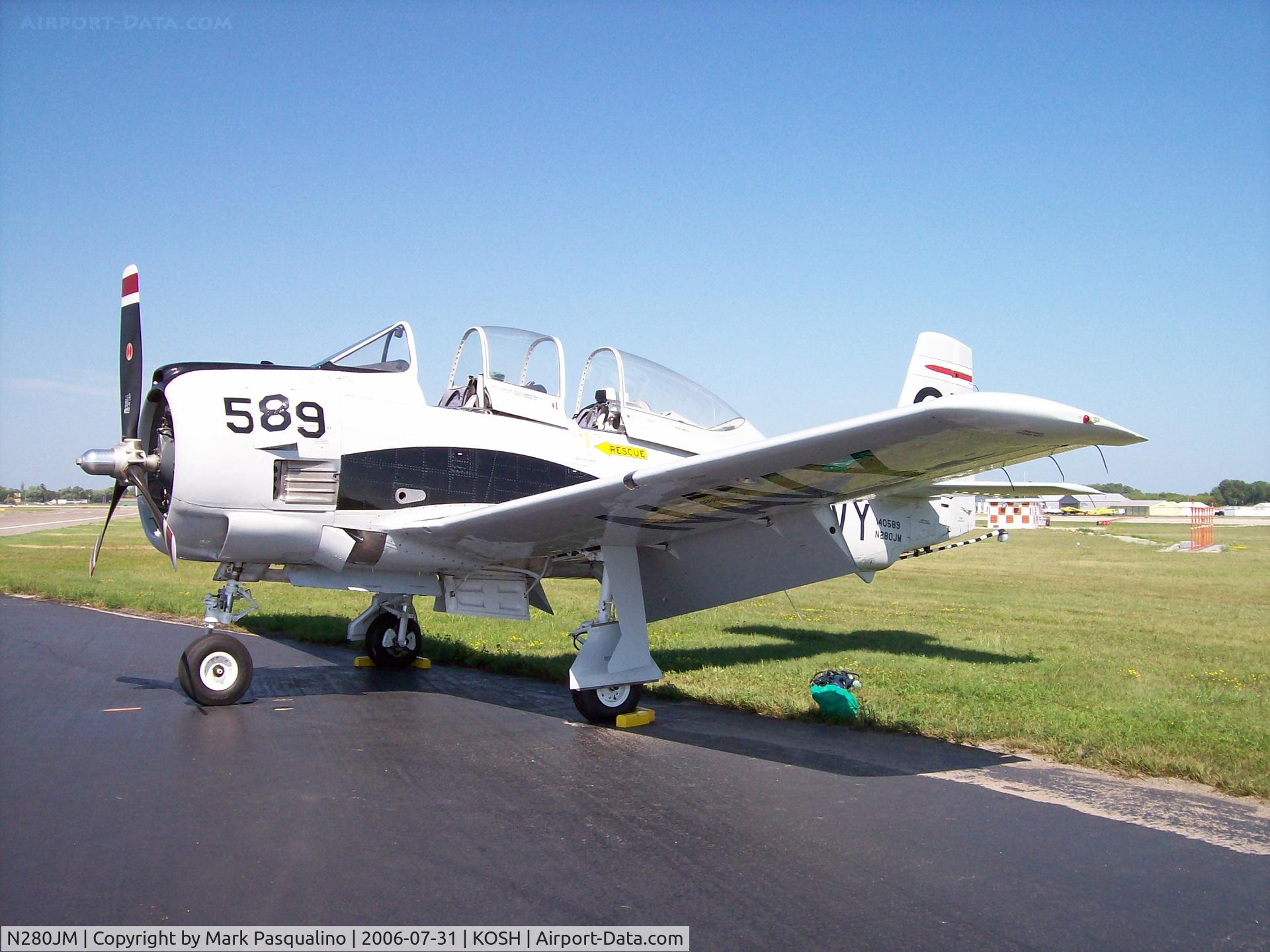 N280JM, North American T-28C Trojan Trojan C/N 226-166, North American T-28C