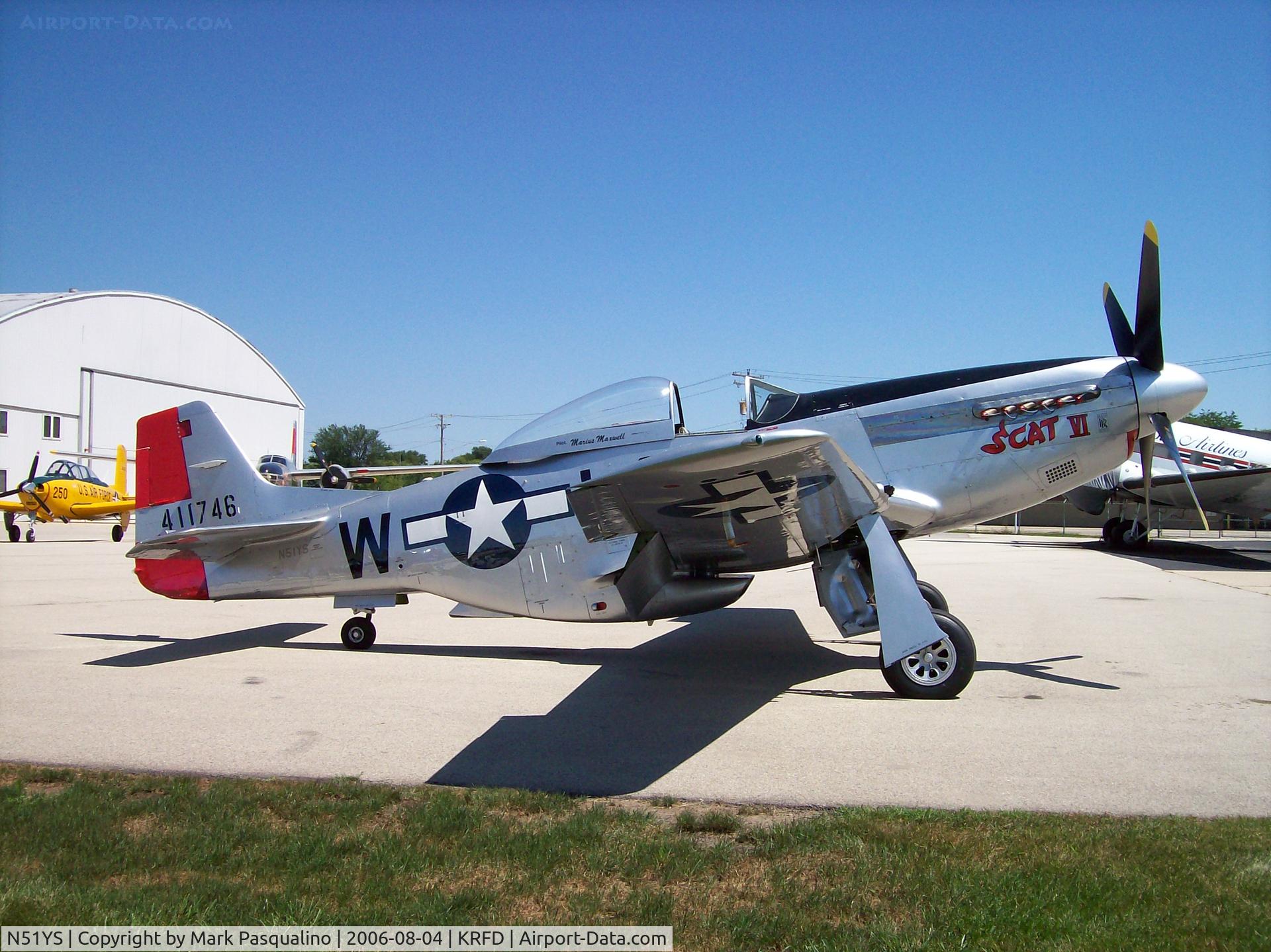 N51YS, 1945 North American P-51D Mustang C/N 122-39285, North American P-51D