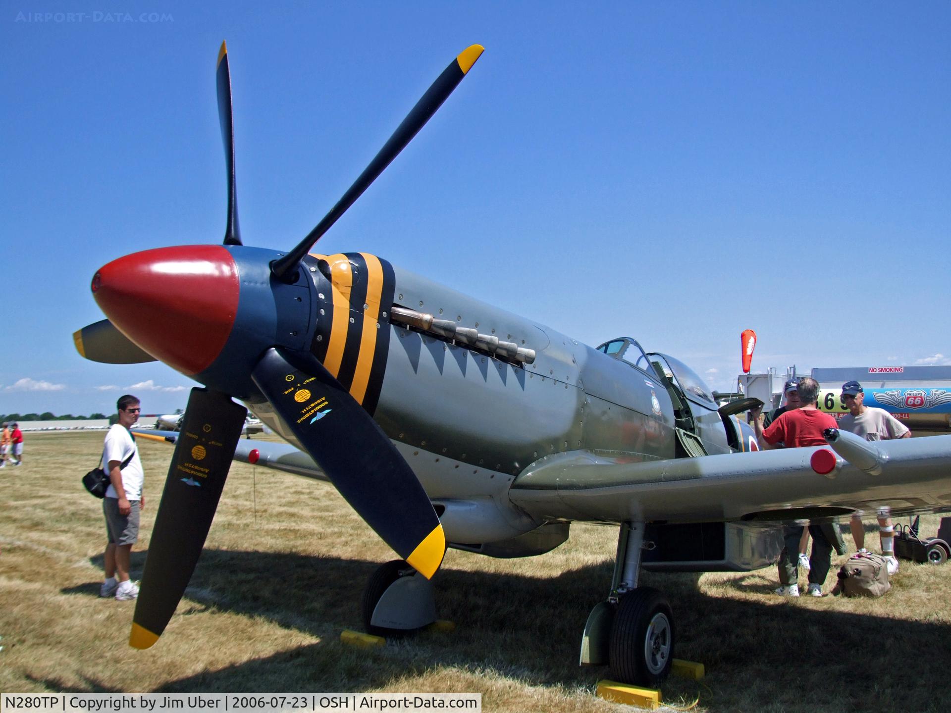 N280TP, 1947 Supermarine 359 Spitfire FR.XVIIIe C/N 6S/676372, Spitfire at Airventure 2006