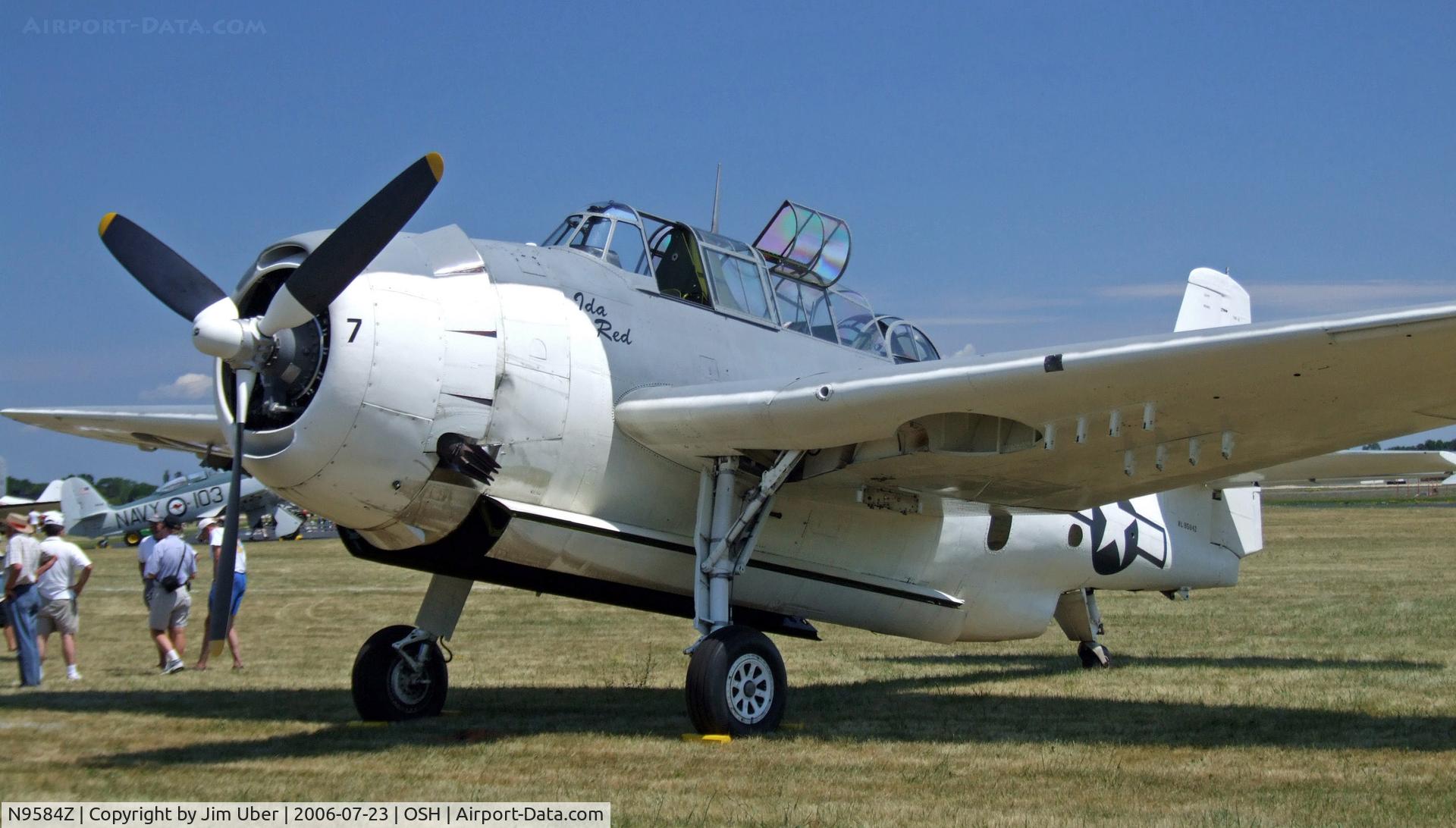 N9584Z, 1945 Grumman TBM-3E Avenger C/N 85882, At Airventure 2006