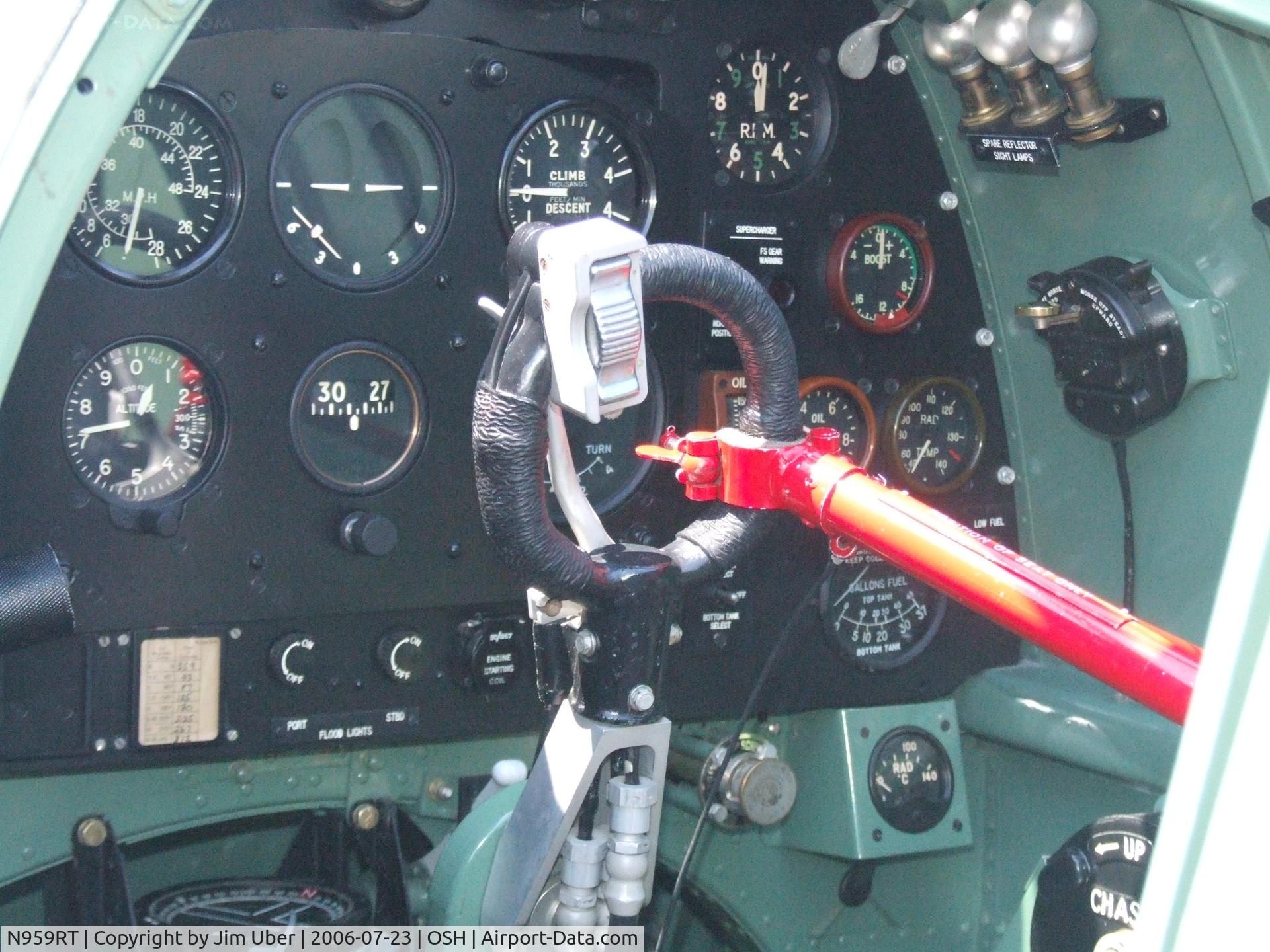 N959RT, 1944 Supermarine 361 Spitfire IXc C/N CBAF.8125, Very British controls