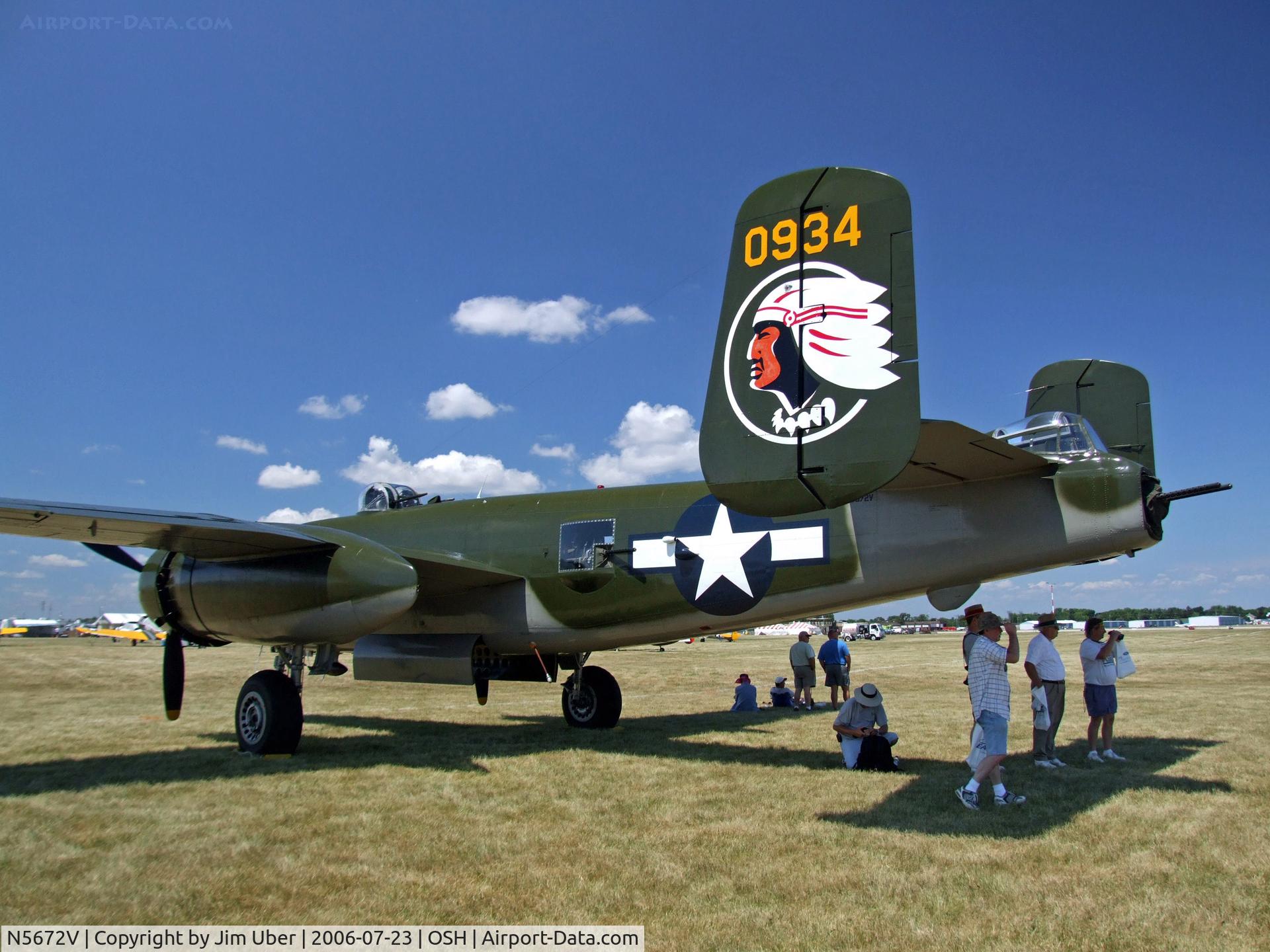 N5672V, 1945 North American B-25J Mitchell Mitchell C/N 108-47686, Another view
