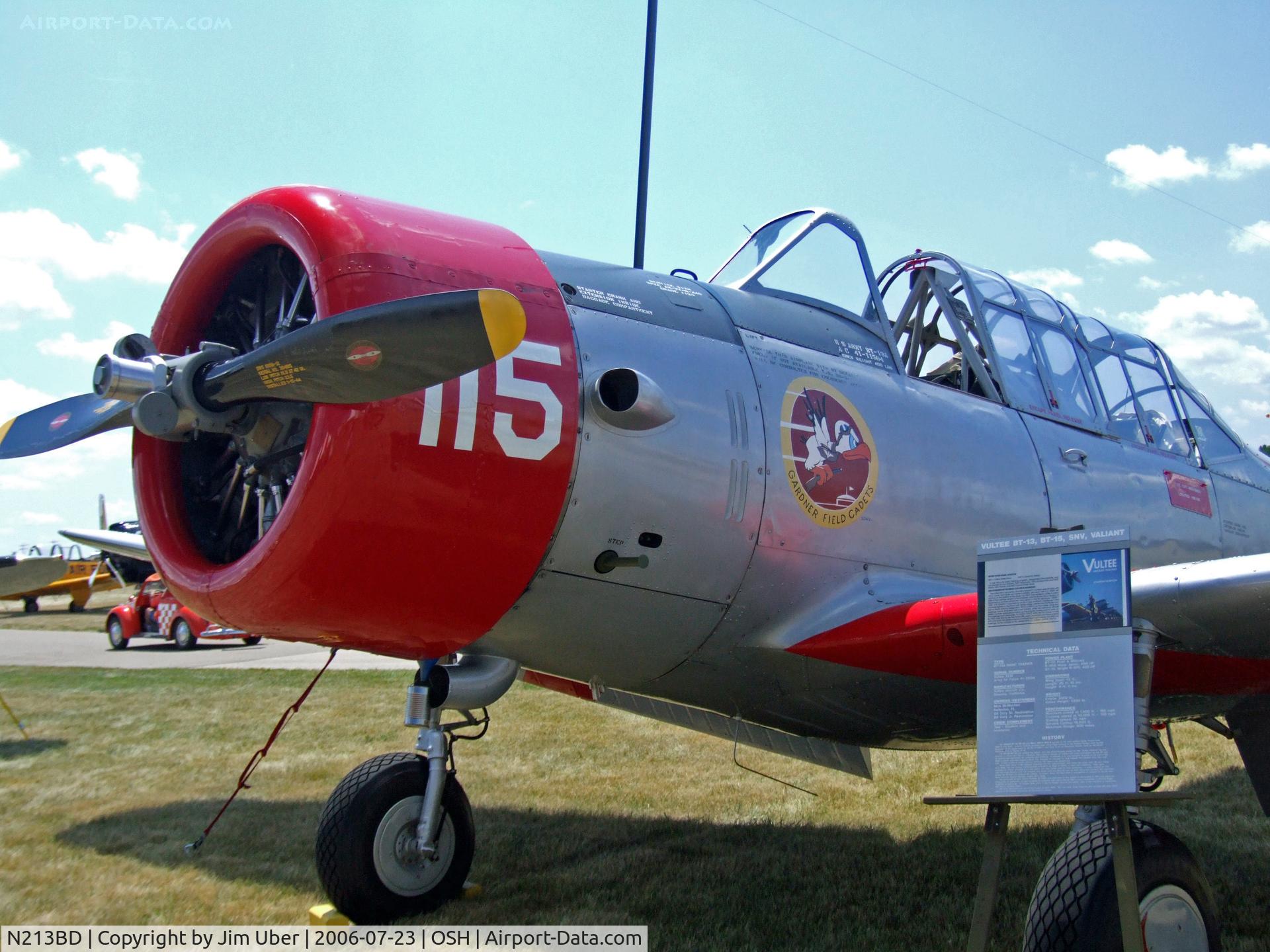 N213BD, 1941 Consolidated Vultee BT-13A C/N 2514, Vultee