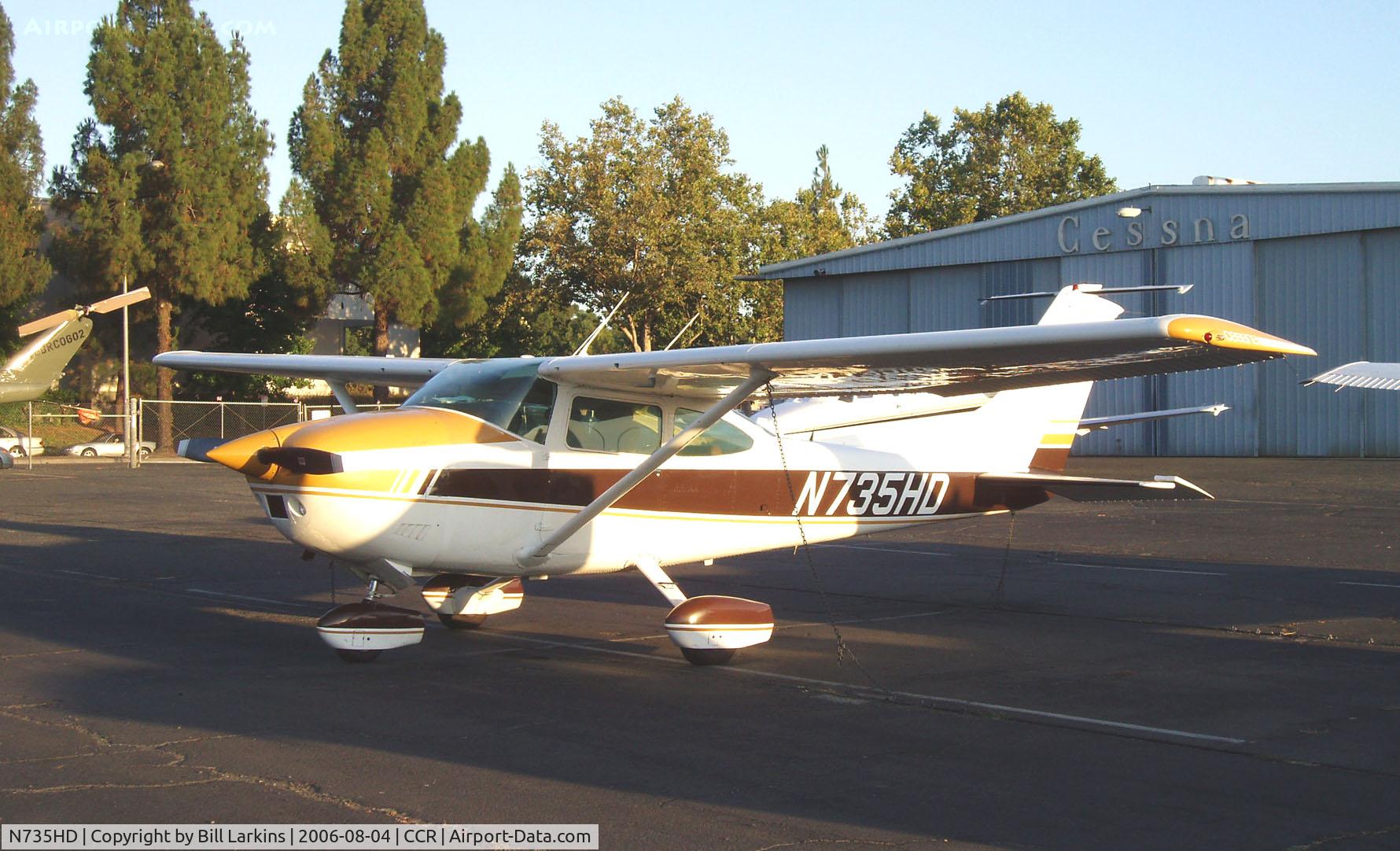 N735HD, 1977 Cessna 182Q Skylane C/N 18265429, Beautiful in the late evening sun