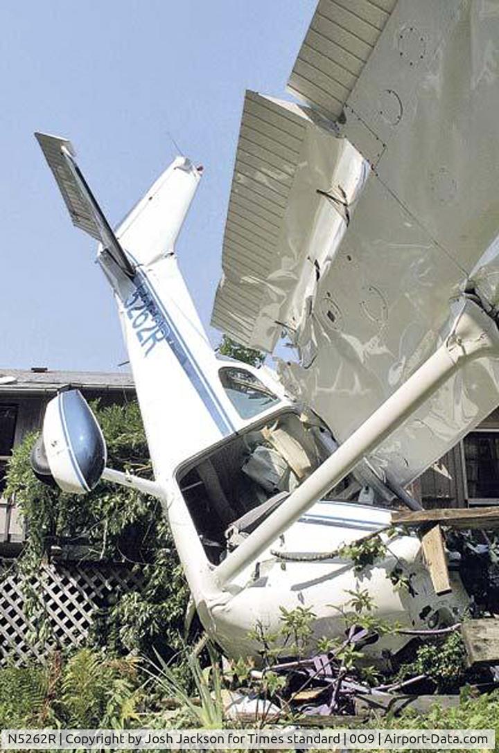 N5262R, 1974 Cessna 172M C/N 17263476, N5262 Crash at Gasque Ca. See https://www.ntsb.gov/_layouts/NTSB.Aviation/brief2.aspx?ev_id=20060923X01383&ntsbno=LAX06CA253&akey=1.