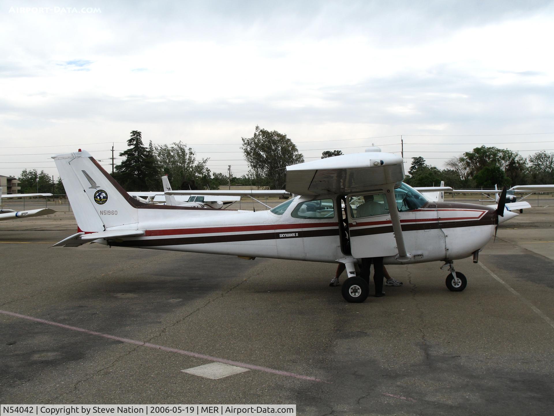N54042, 1981 Cessna 172P C/N 17274856, Sierra Academy of Aeronautics 1980 Cessna 172P @ Castle AFB, CA