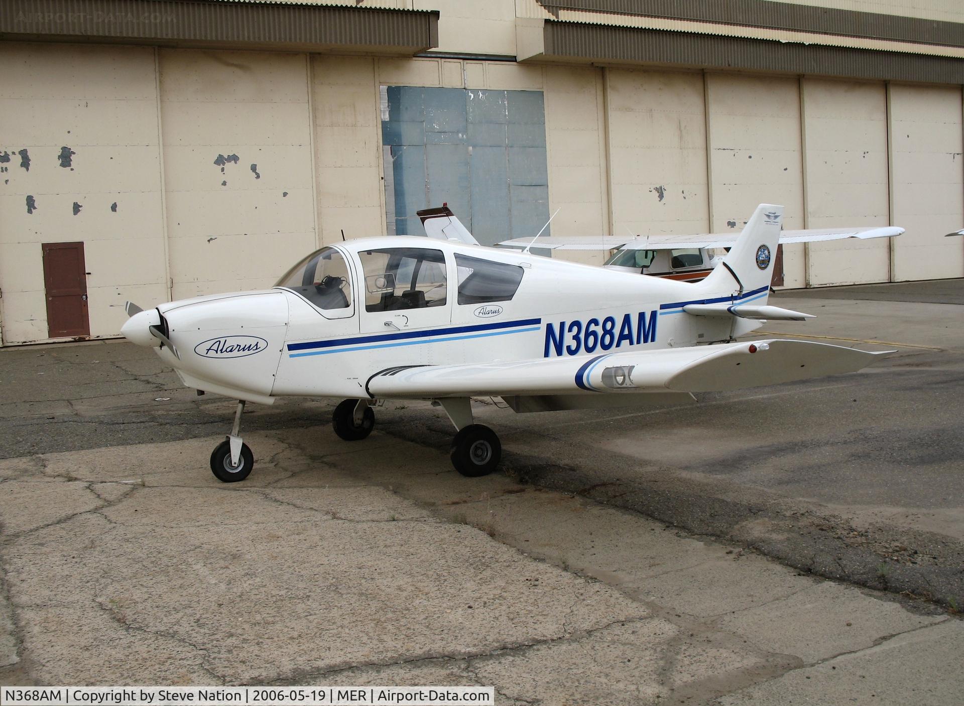 N368AM, 2005 AMD CH-2000 Alarus C/N 20-1062, Sierra Academy of Aeronautics 2005 AMDCo CH-2000 @ Castle AFB, CA.  Damaged April 3, 2007 when student pilot lost control and made extremely hard landing at Madera, CA.  Repairable.