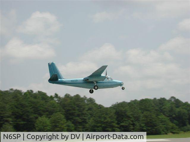 N6SP, Aero Commander 560E C/N 783, Landing KEVY