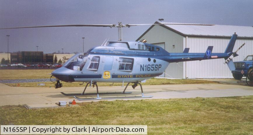 N165SP, 2000 Bell 407 C/N 53458, 1984 Bell 206L-3 DSP HQ Helipad Replaced by a Bell 407 2000