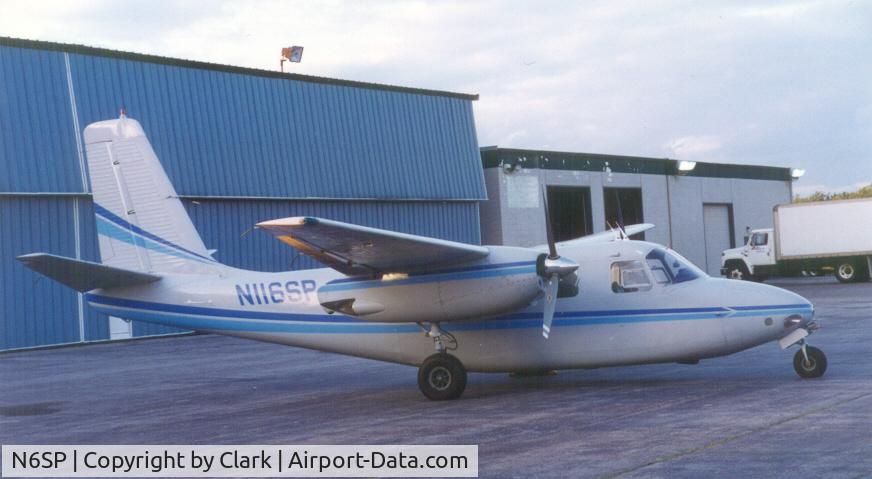 N6SP, Aero Commander 560E C/N 783, Prior paint as N116SP On the ramp DSP Aviation Section North Unit KILG