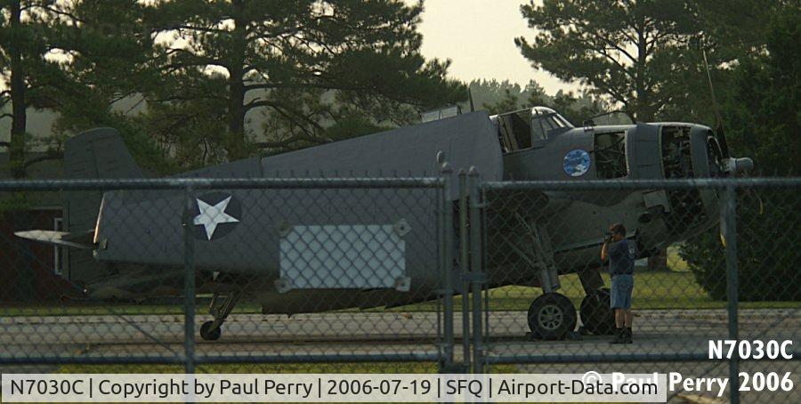N7030C, Grumman TBM-3E Avenger C/N 3516, Some early-morning service in Suffolk