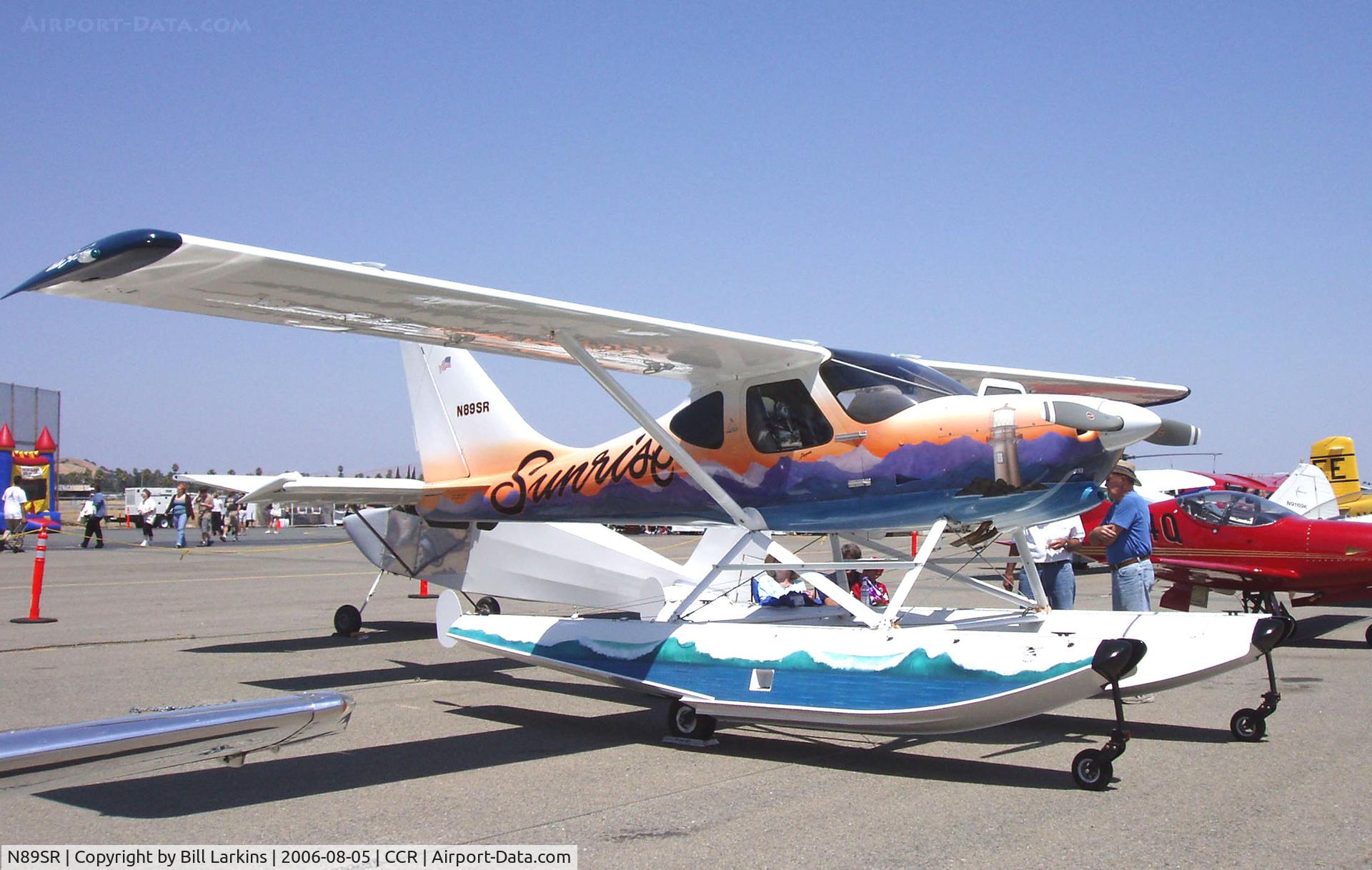 N89SR, 1997 Stoddard-Hamilton Glastar C/N 5492, On floats