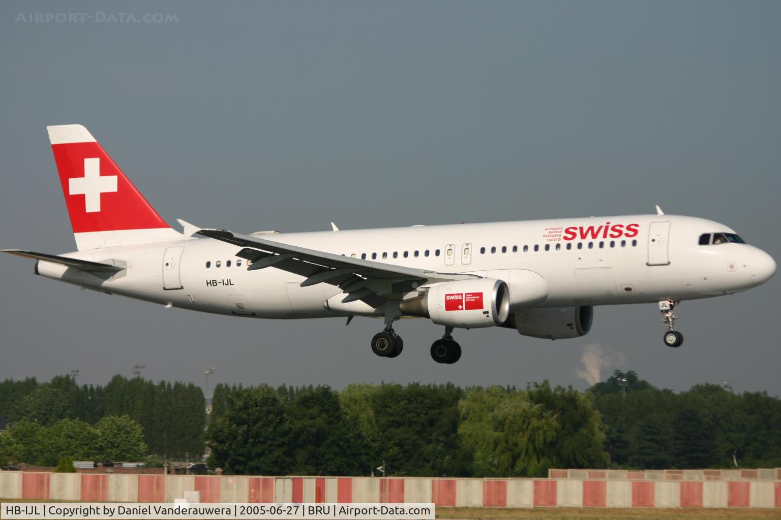 HB-IJL, 1996 Airbus A320-214 C/N 603, short to land on rwy 02