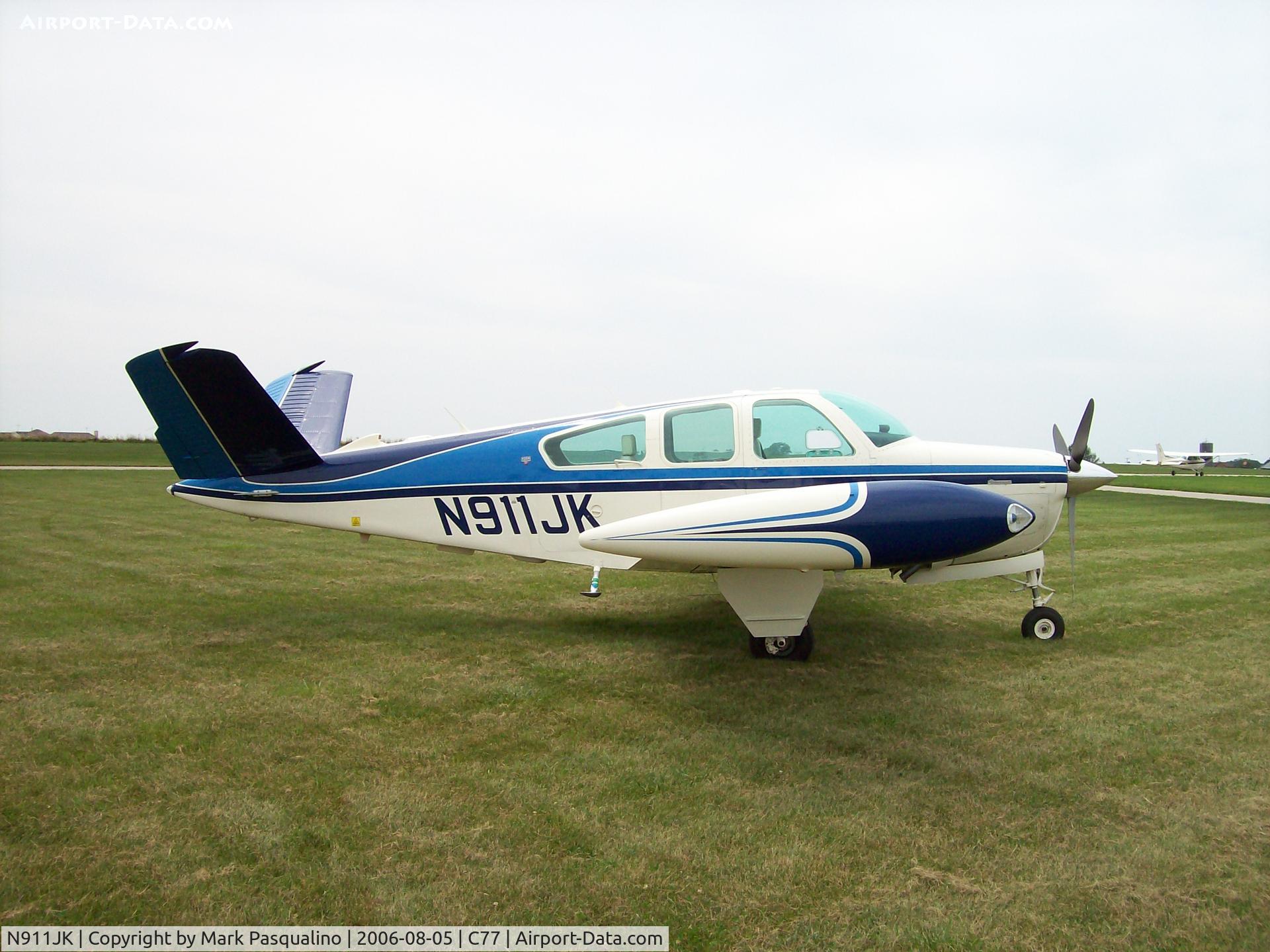 N911JK, 1976 Beech V35B Bonanza C/N D-9925, Beech V35B